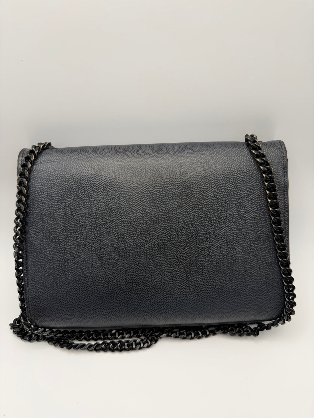Yves Saint Laurent So Black Leather Chain Crossbody Bag