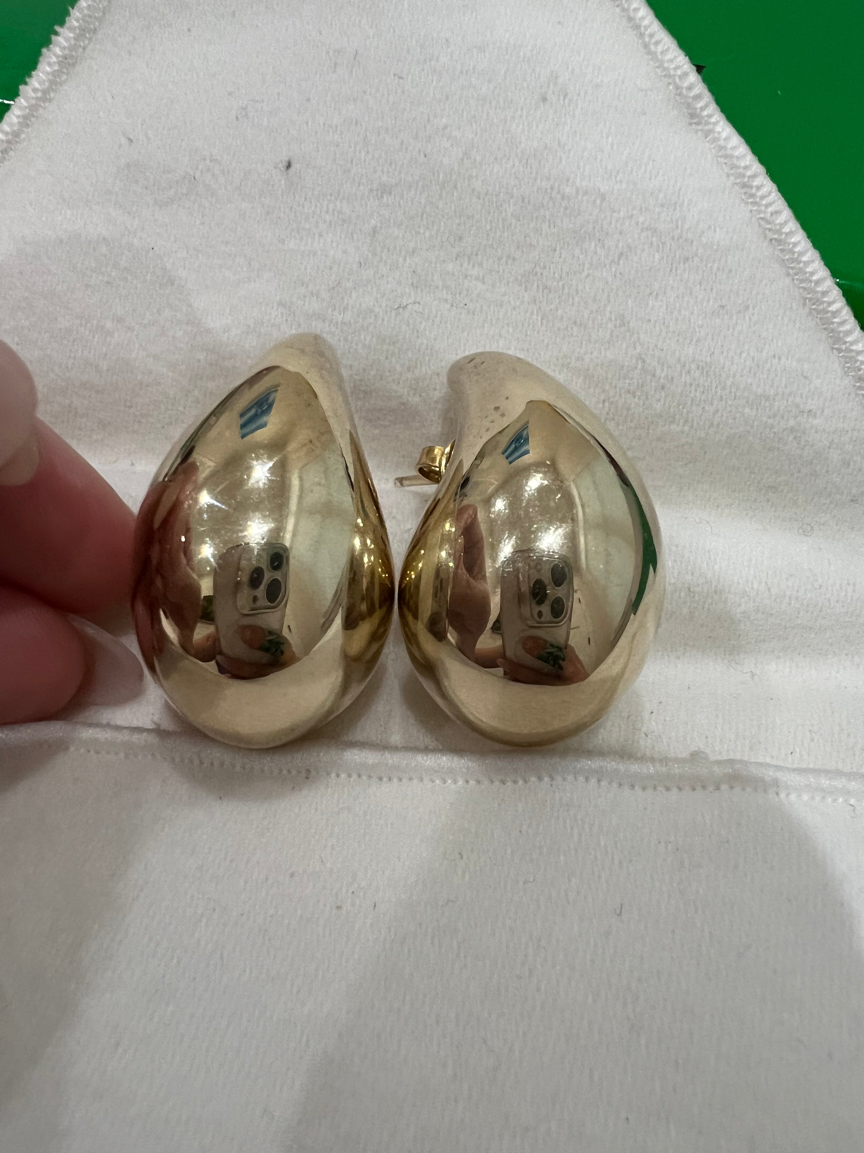 Bottega Veneta Drop Earrings - Gold