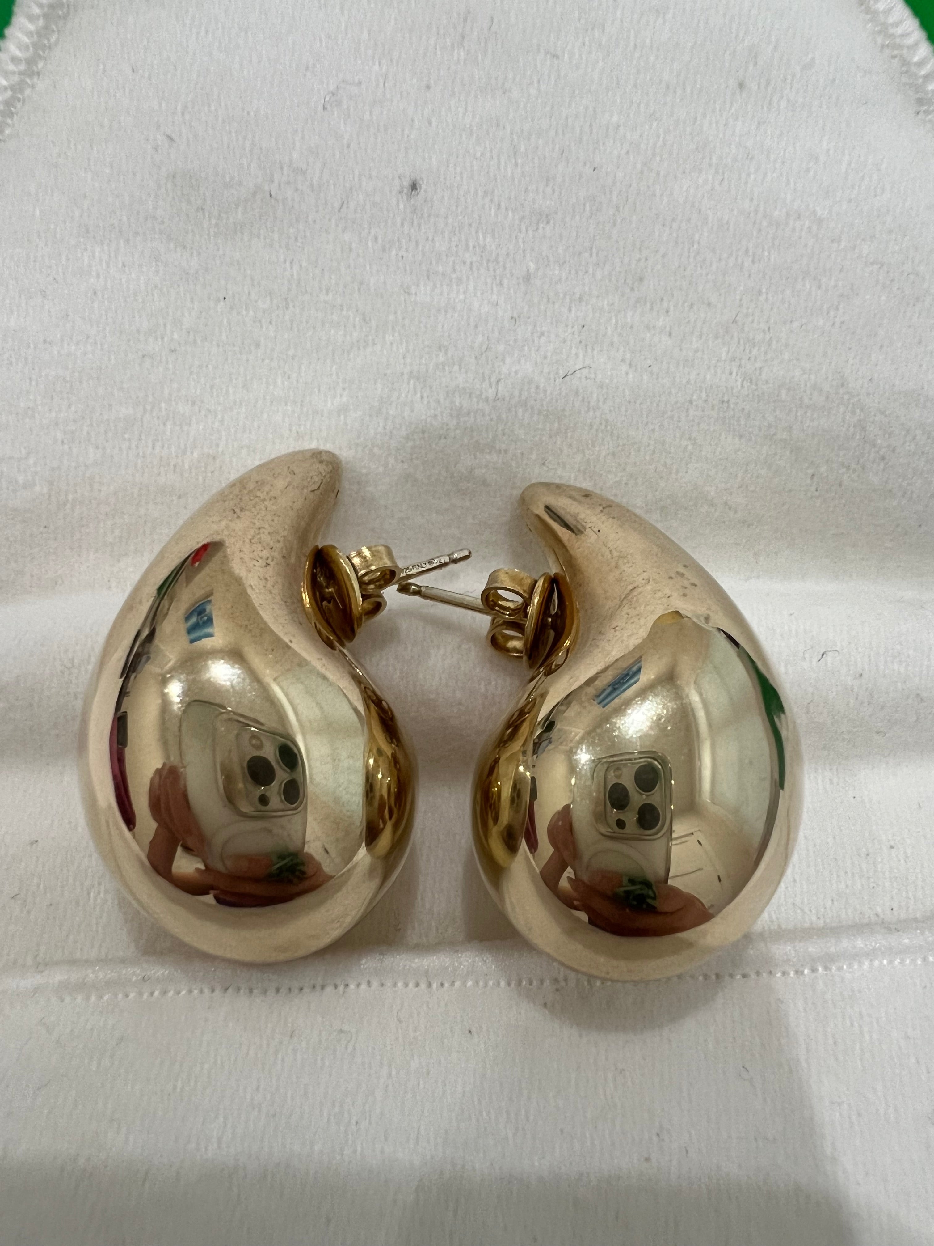 Bottega Veneta Drop Earrings - Gold