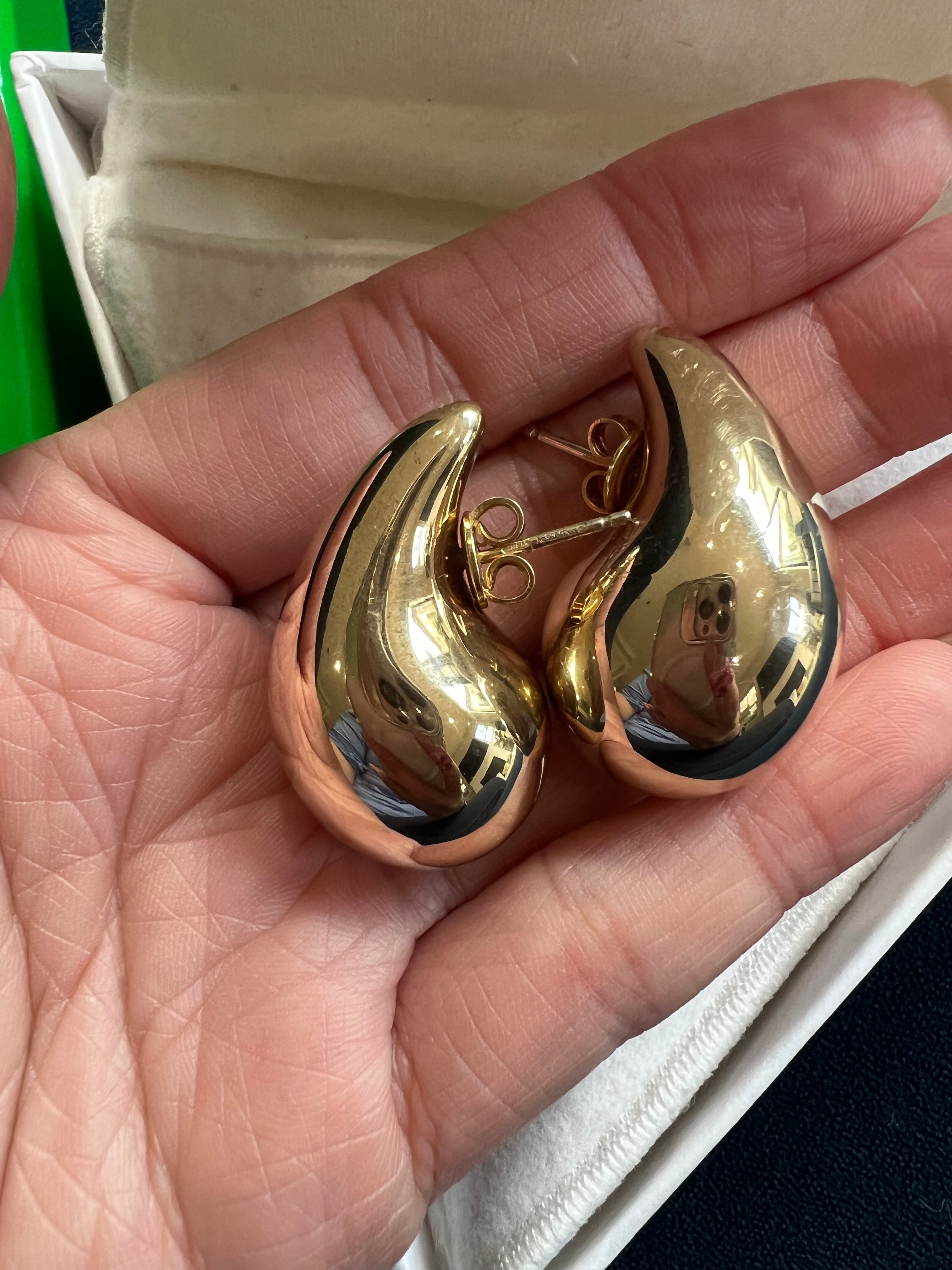 Bottega Veneta Drop Earrings - Gold