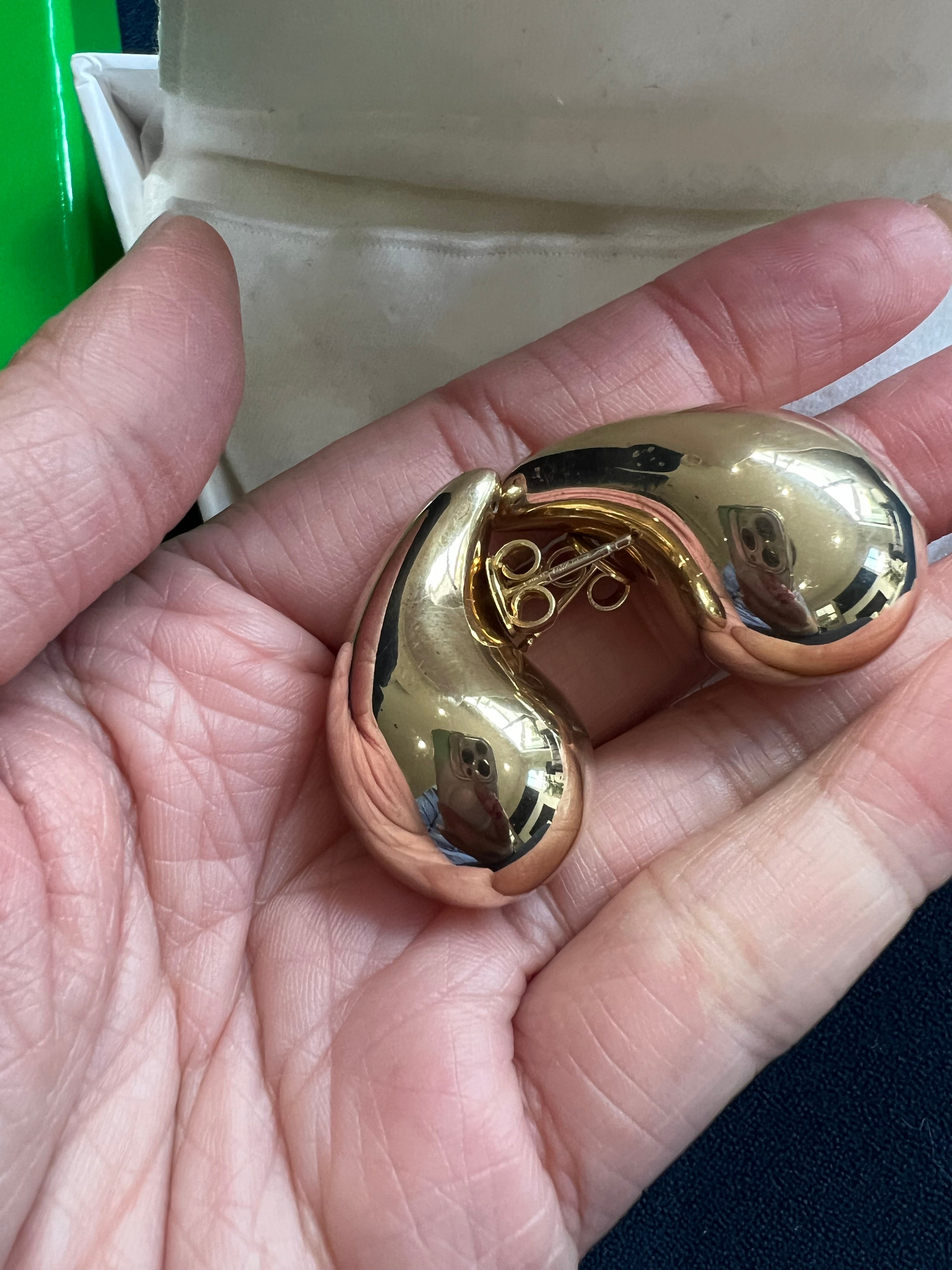 Bottega Veneta Drop Earrings - Gold