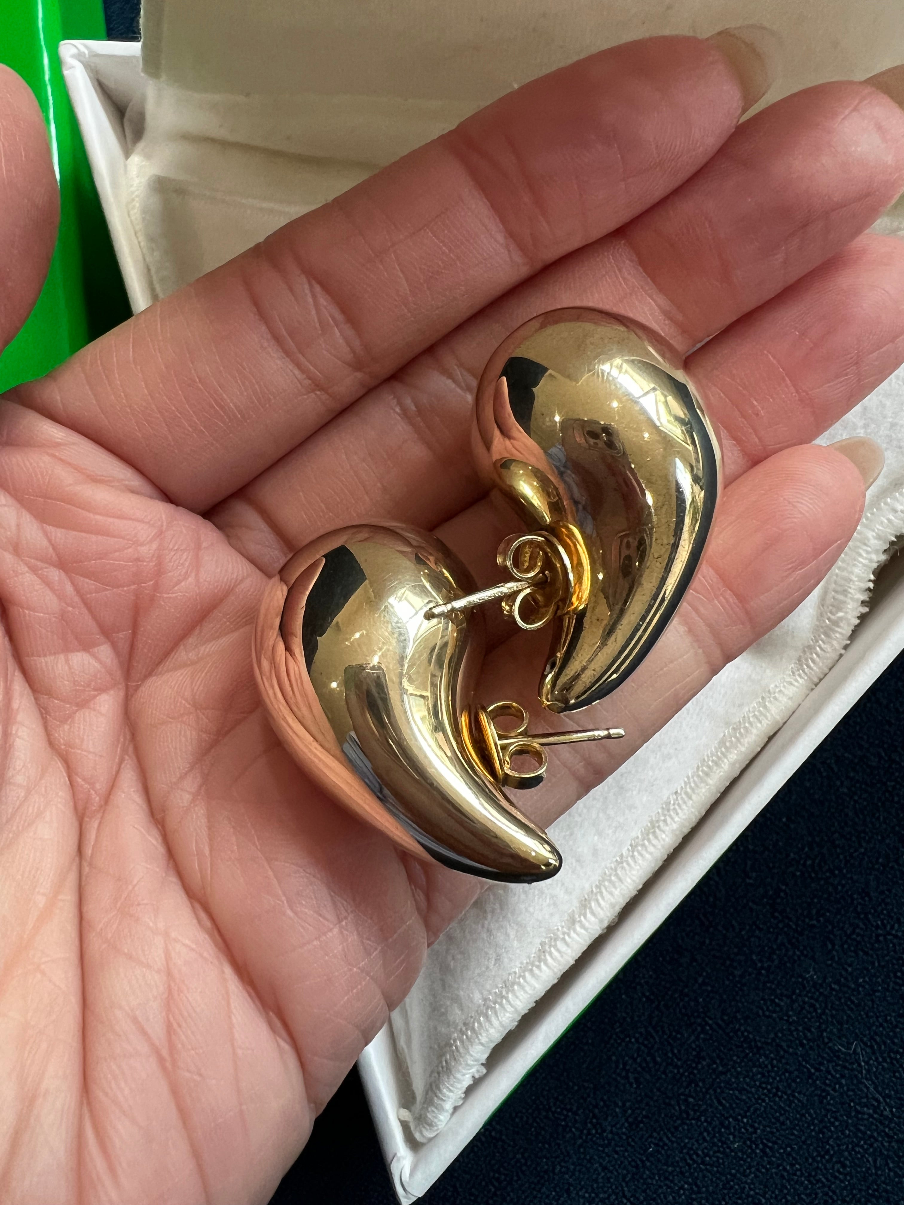 Bottega Veneta Drop Earrings - Gold