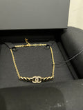 Chanel heart choker