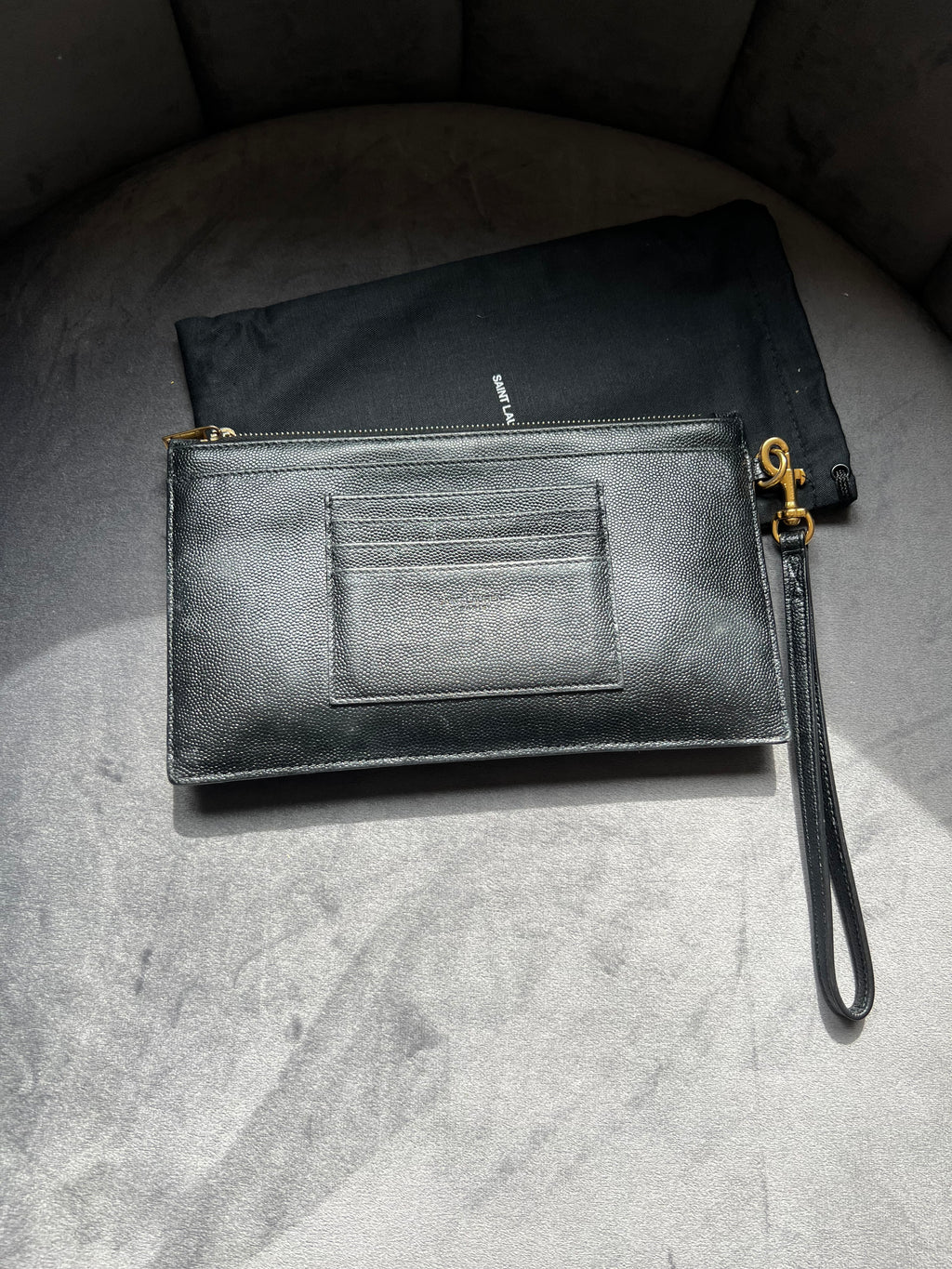 Saint Laurent Cassandre Wristlet