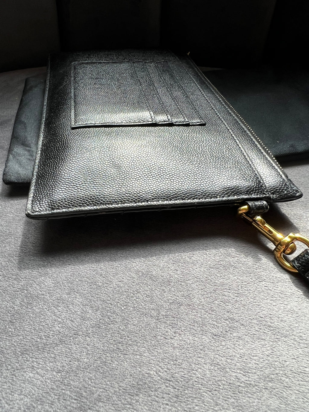 Saint Laurent Cassandre Wristlet