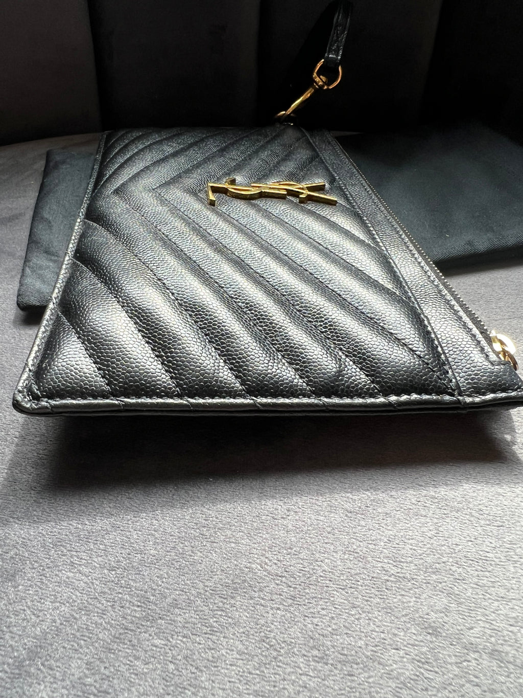 Saint Laurent Cassandre Wristlet