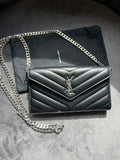 SAINT LAURENT Lou Lou Wallet on Chain