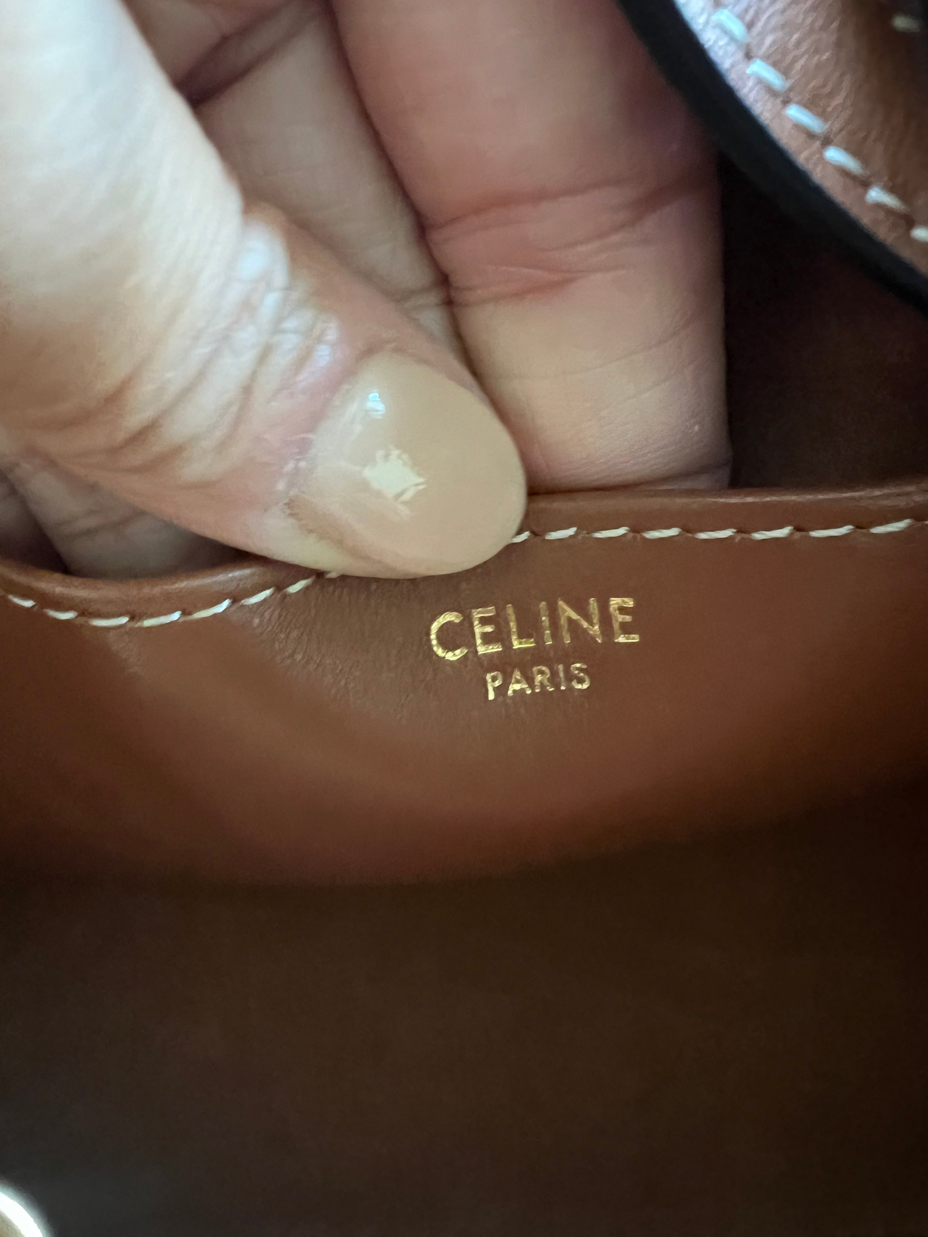 New Celine Triomphe Cabas crossbody bag