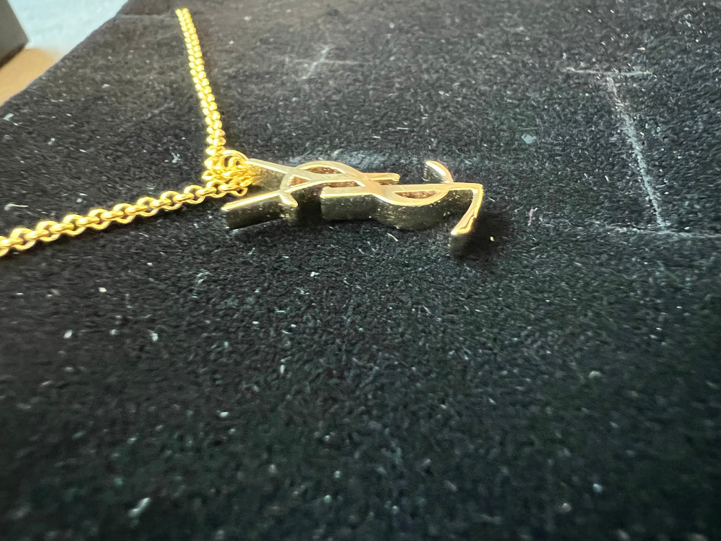 YSL charm necklace