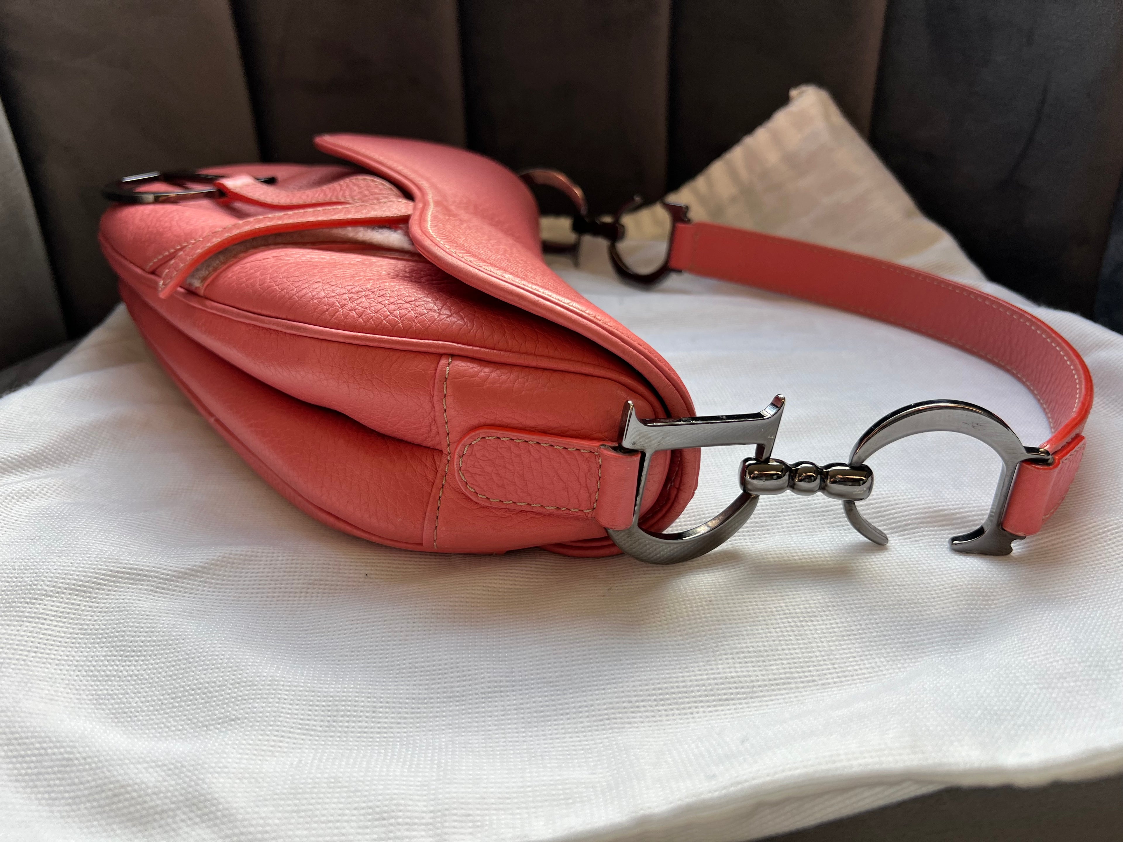 Christian Dior saddle bag - vintage rose pink