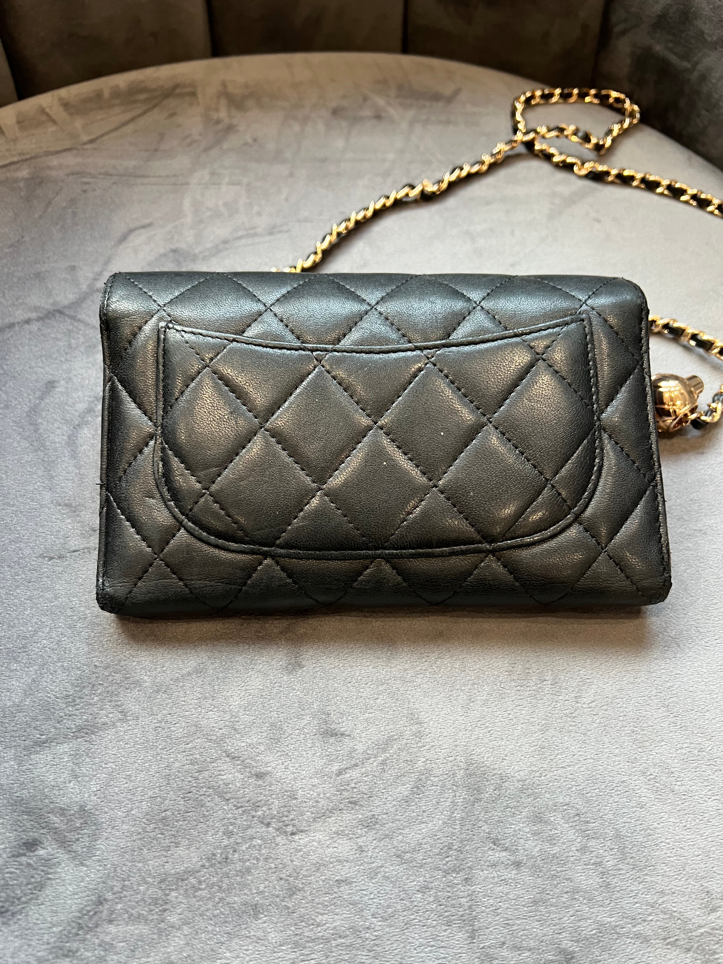 Chanel timeless wallet on chain