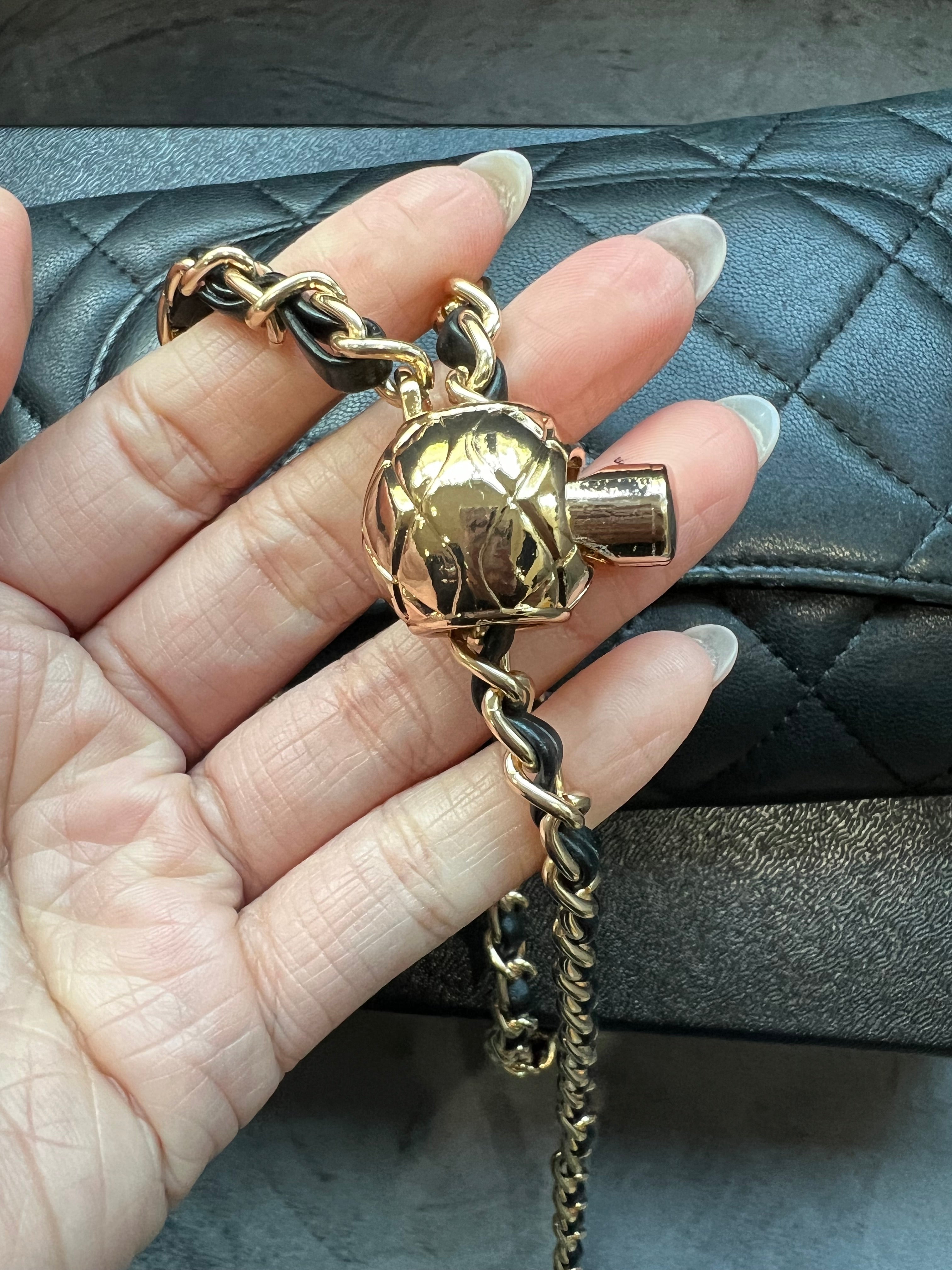 Chanel timeless wallet on chain