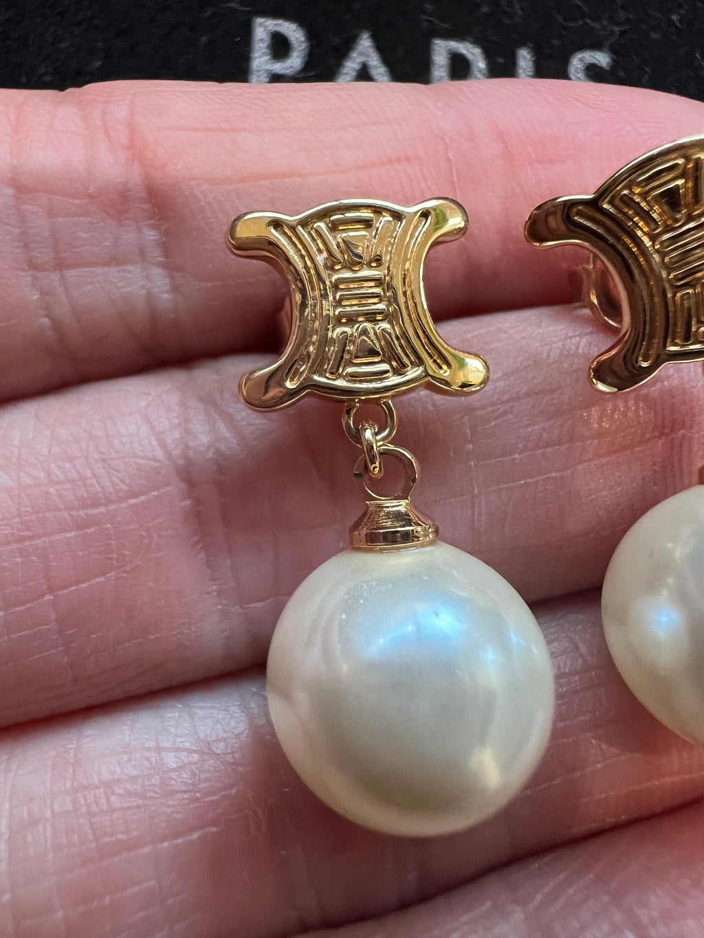 Celine triomphe earrings