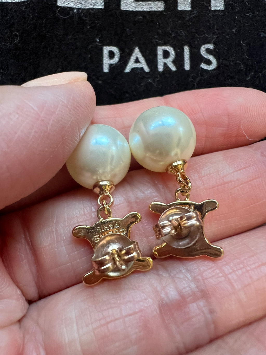 Celine triomphe earrings
