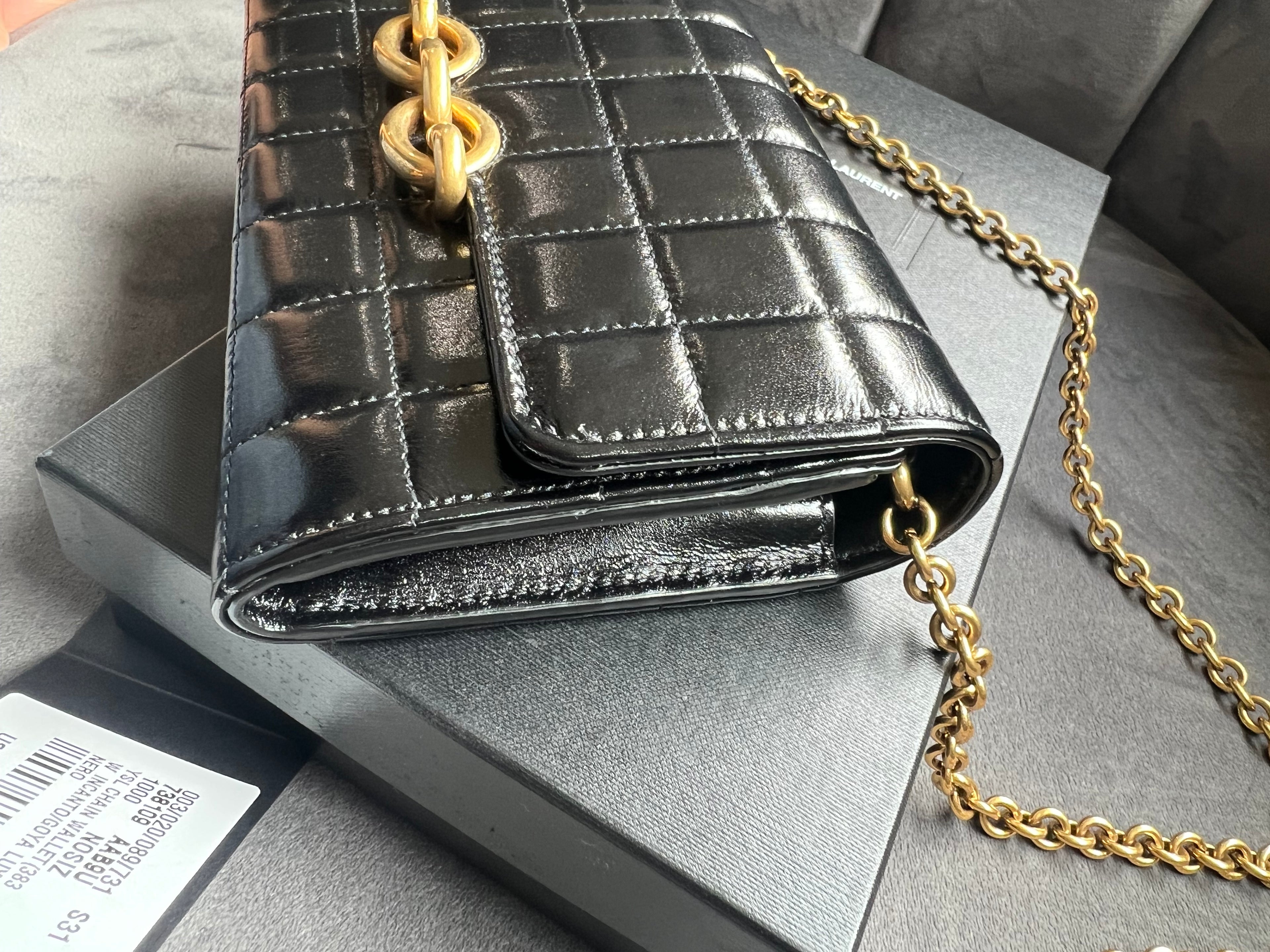 NWT YSL Lambskin Quilted Le Maillon Bag