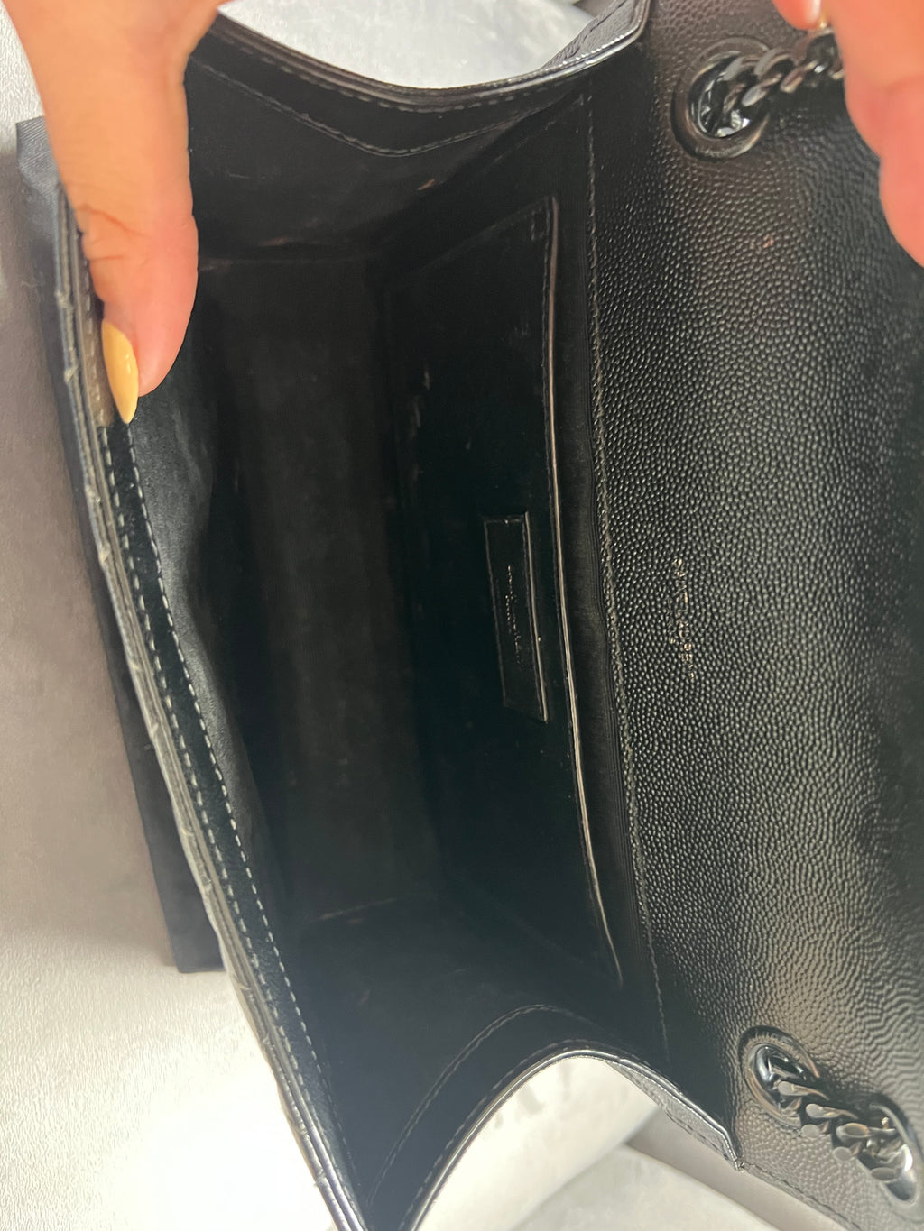 Yves Saint Laurent TriQuilt Matelasse Envelope Bag