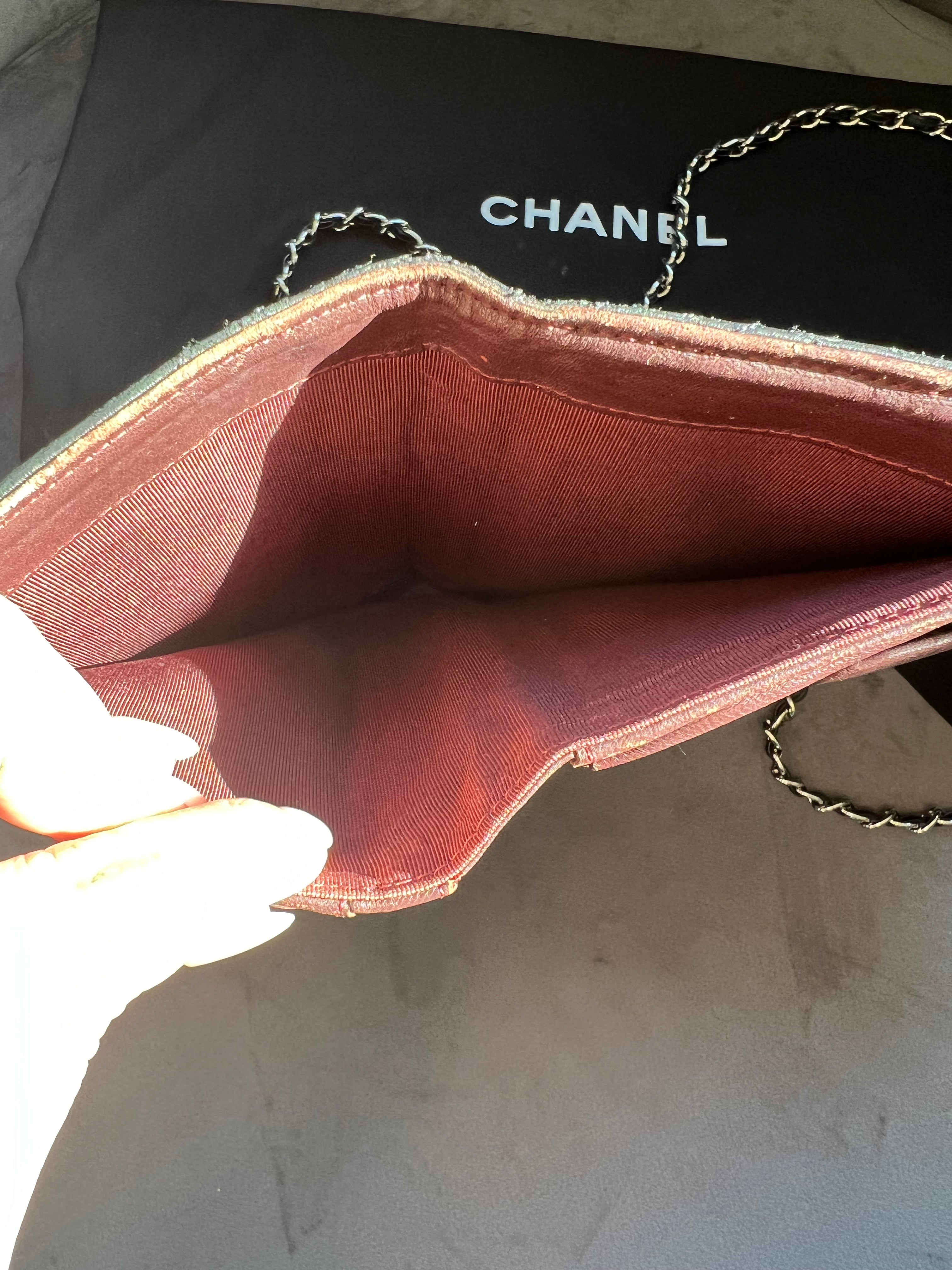 Chanel vintage timeless wallet on chain