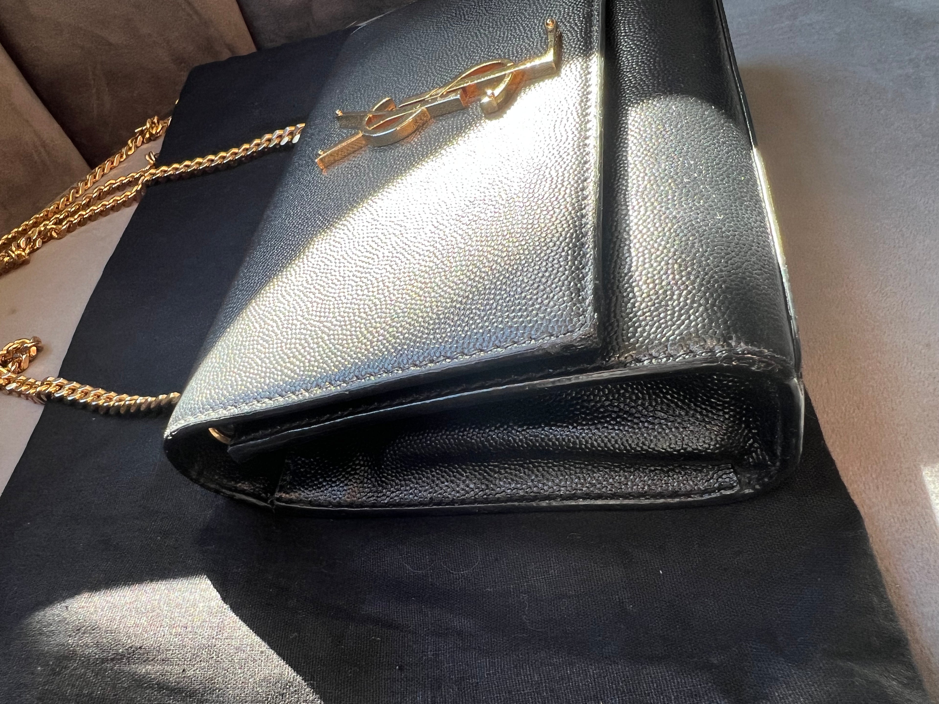 KATE SMALL IN GRAIN DE POUDRE EMBOSSED LEATHER