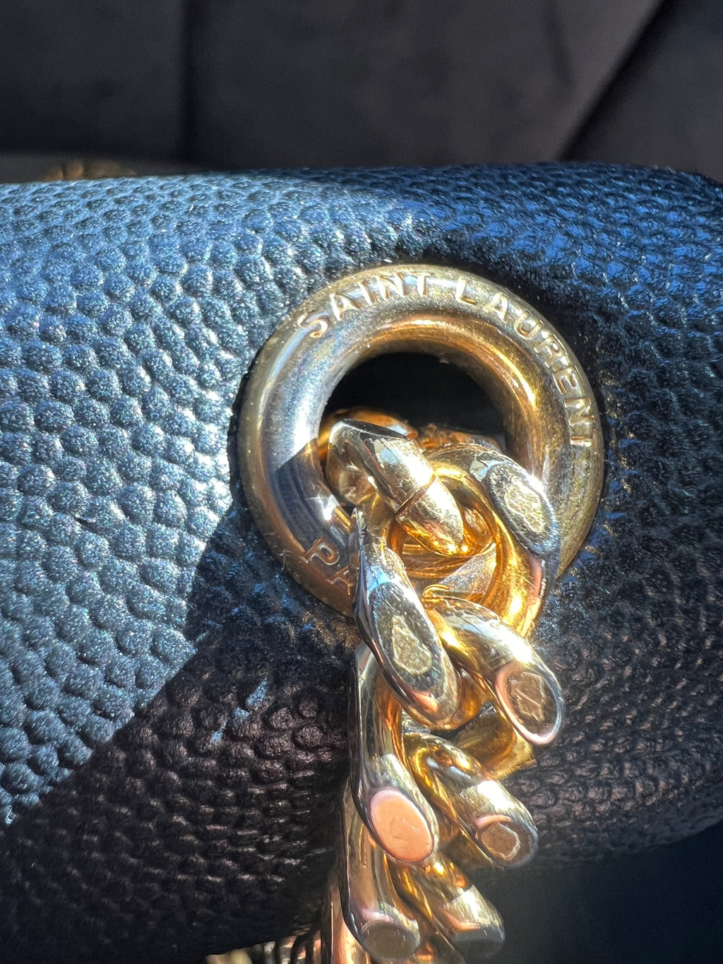 KATE SMALL IN GRAIN DE POUDRE EMBOSSED LEATHER