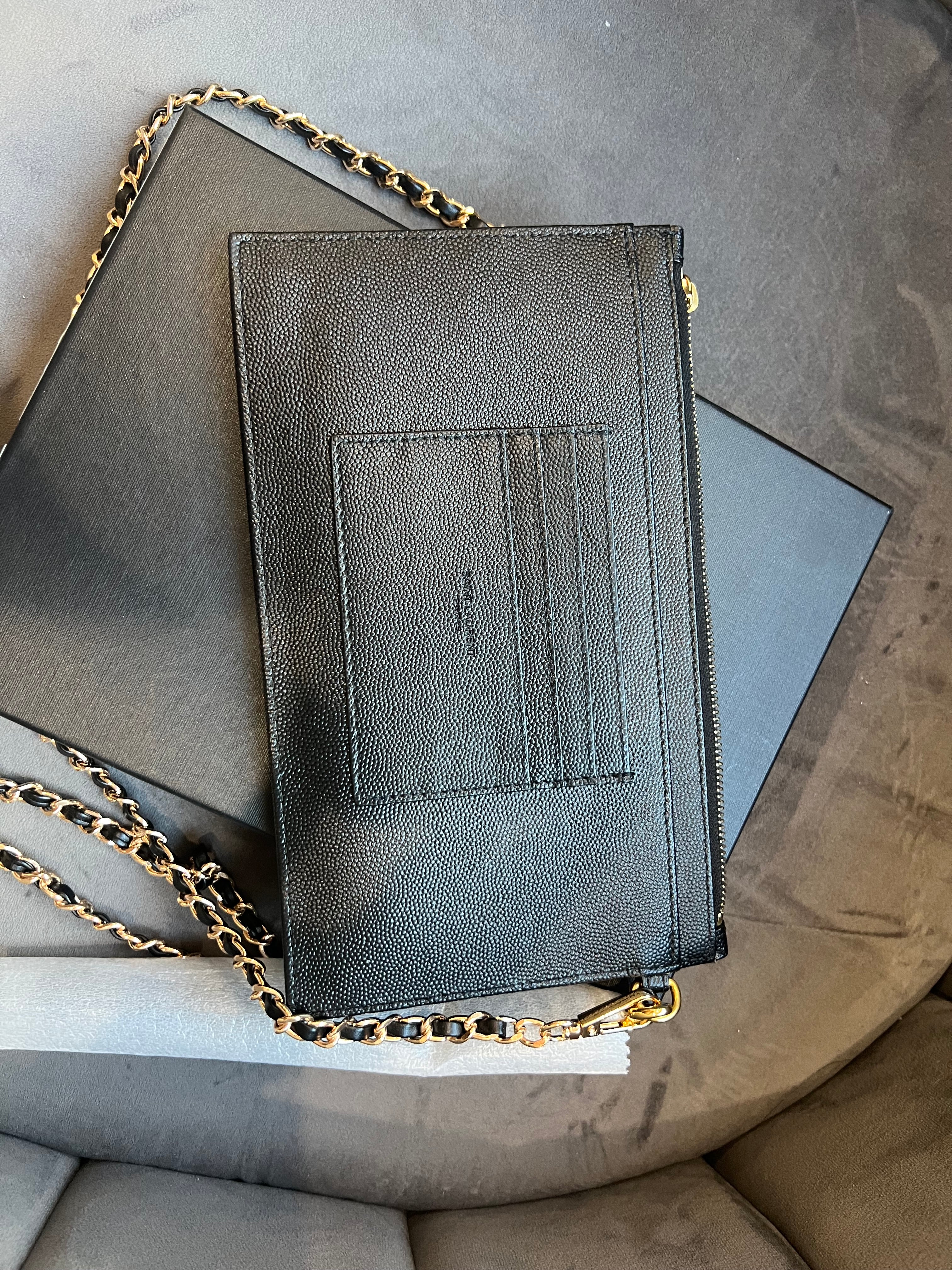 New Saint Laurent Monogram Wristlet