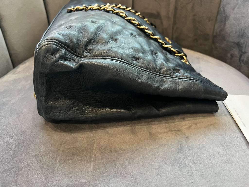 Vintage Chanel Lambskin Quilted Tote Bag