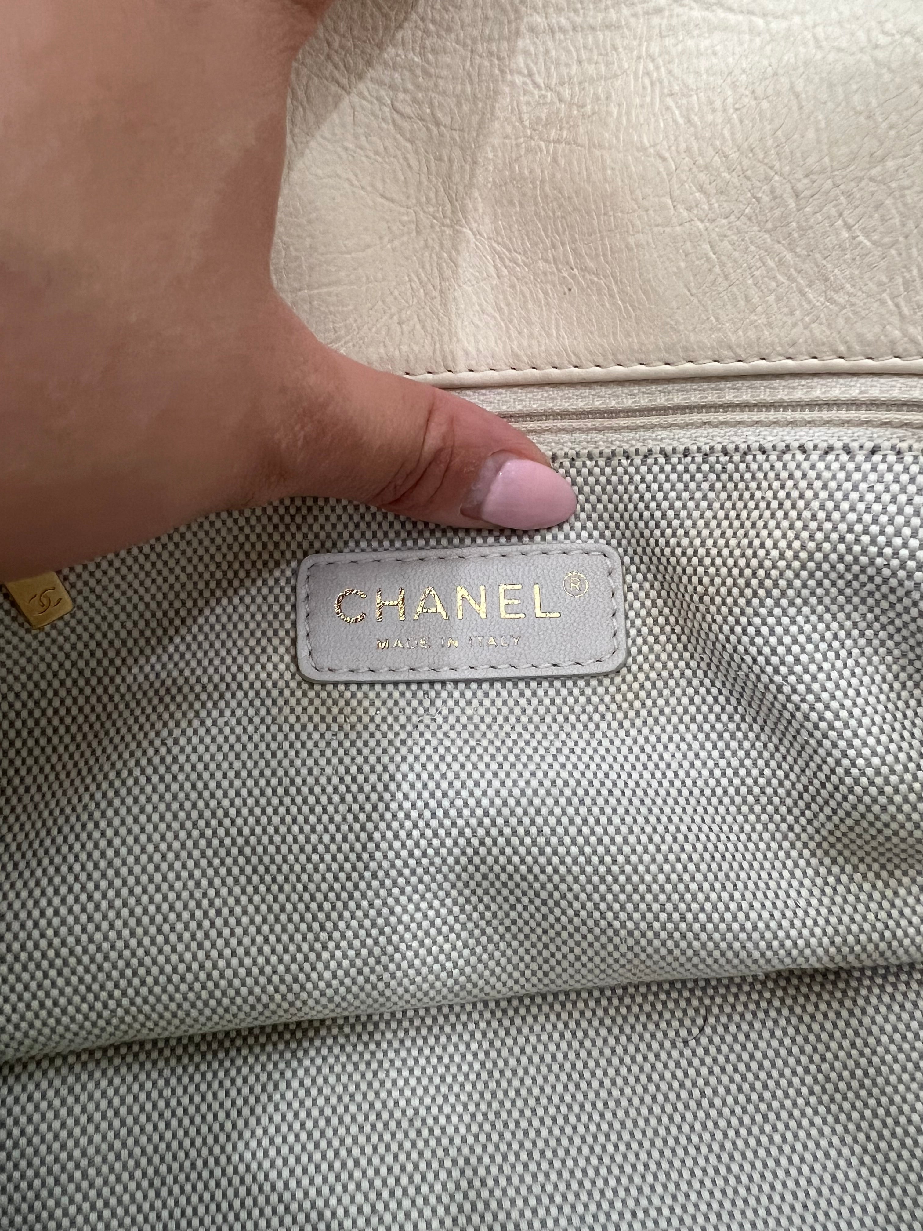Vintage Chanel Quilted Chain Single Flap Bag
