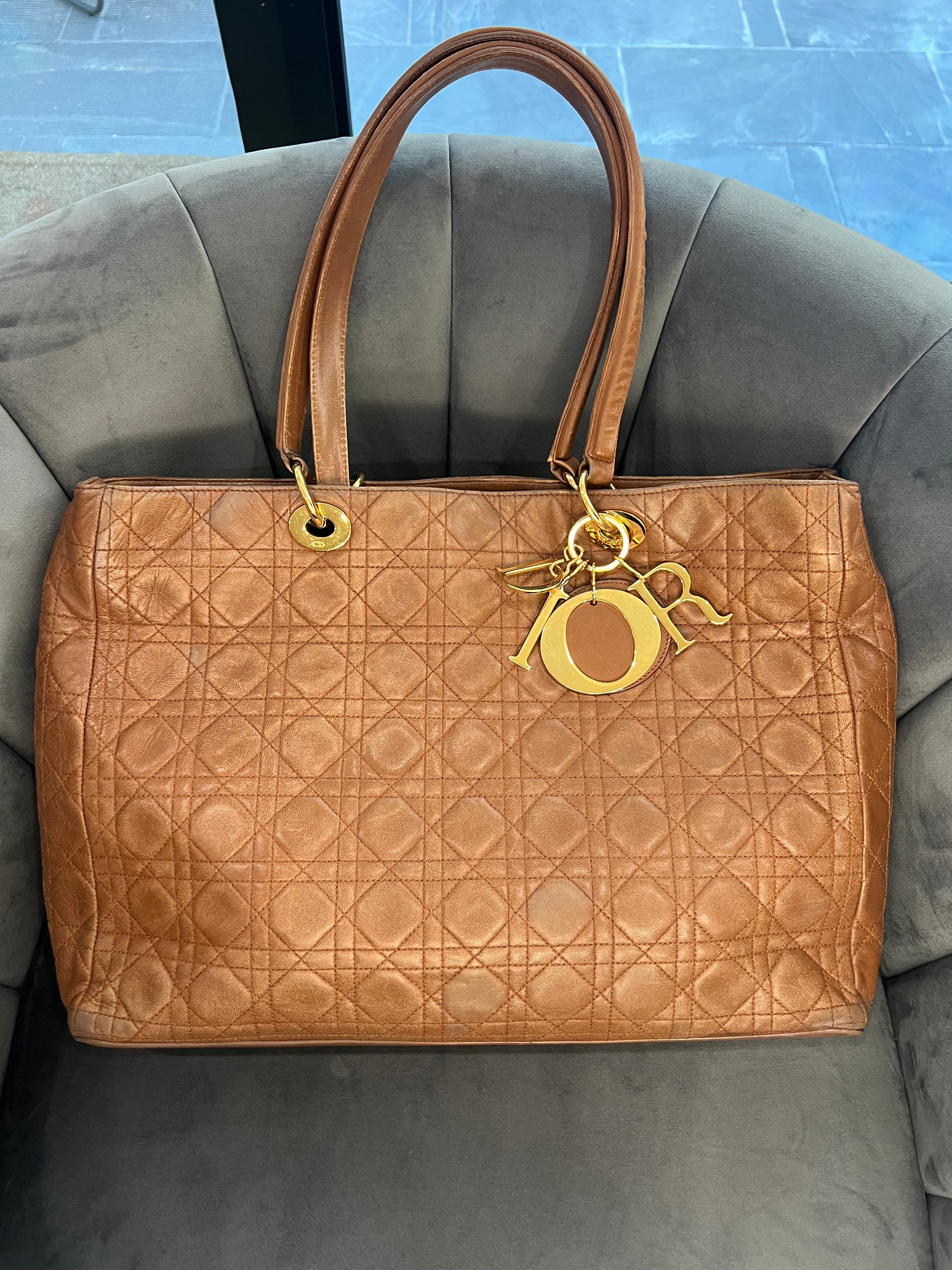 Dior Cannage Shopping Tote