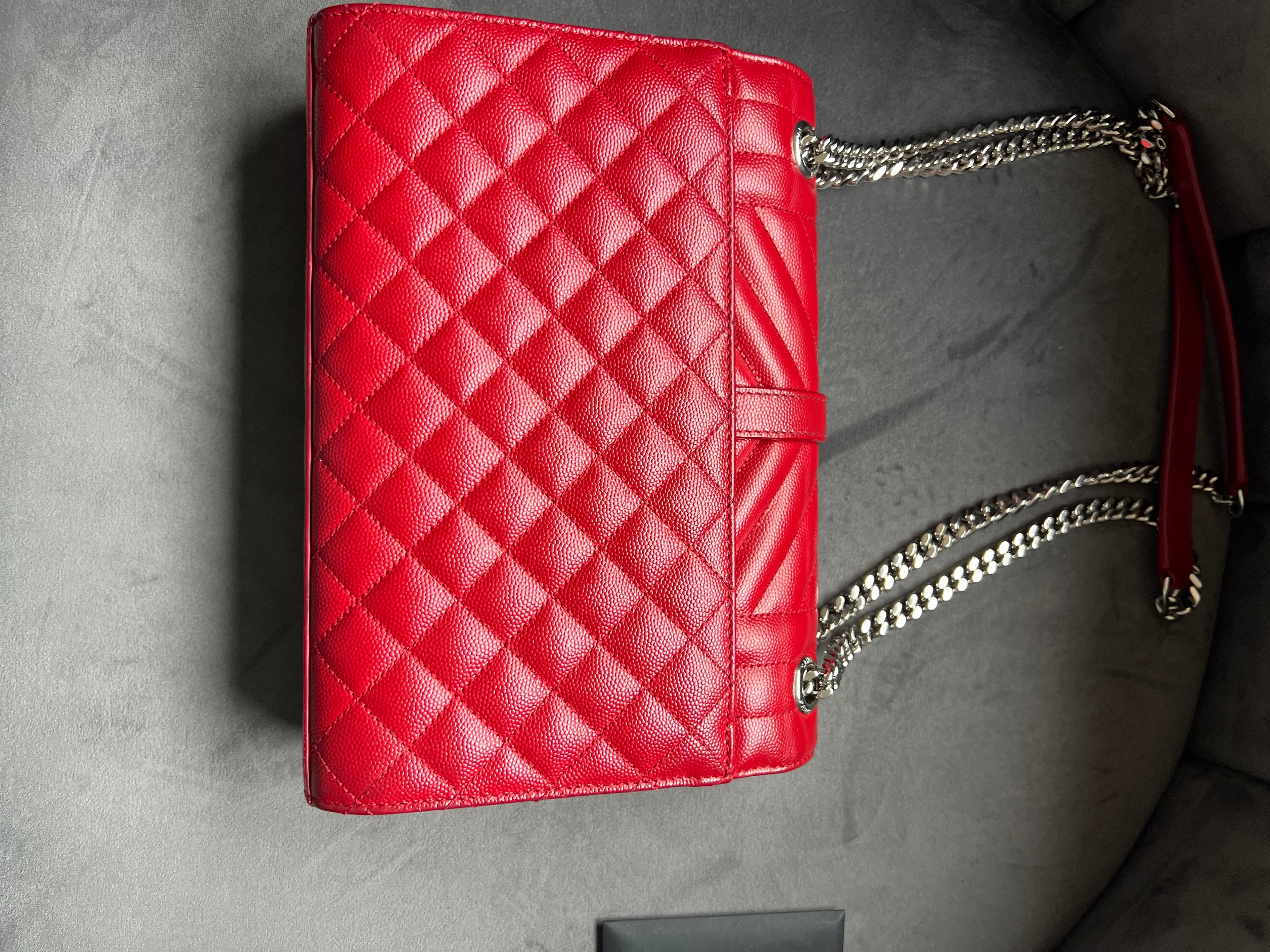 Saint Laurent TriQuilt Monogram Shoulder Bag