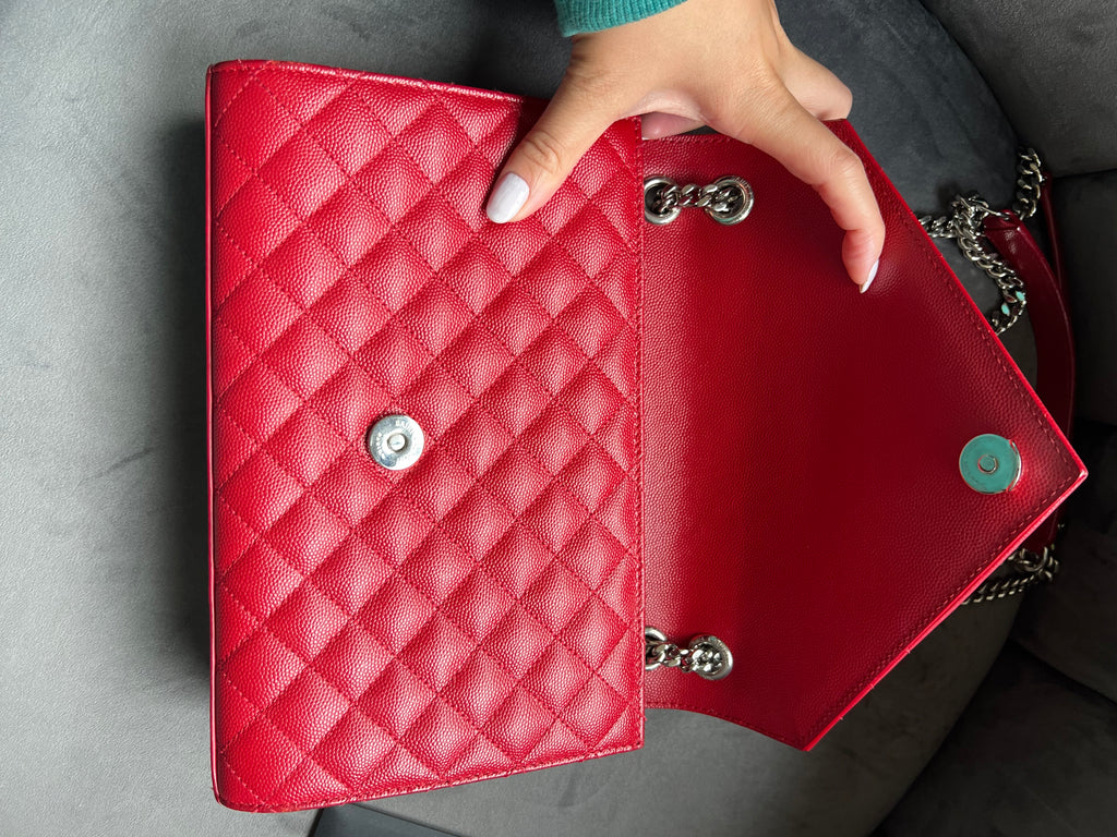 Saint Laurent TriQuilt Monogram Shoulder Bag