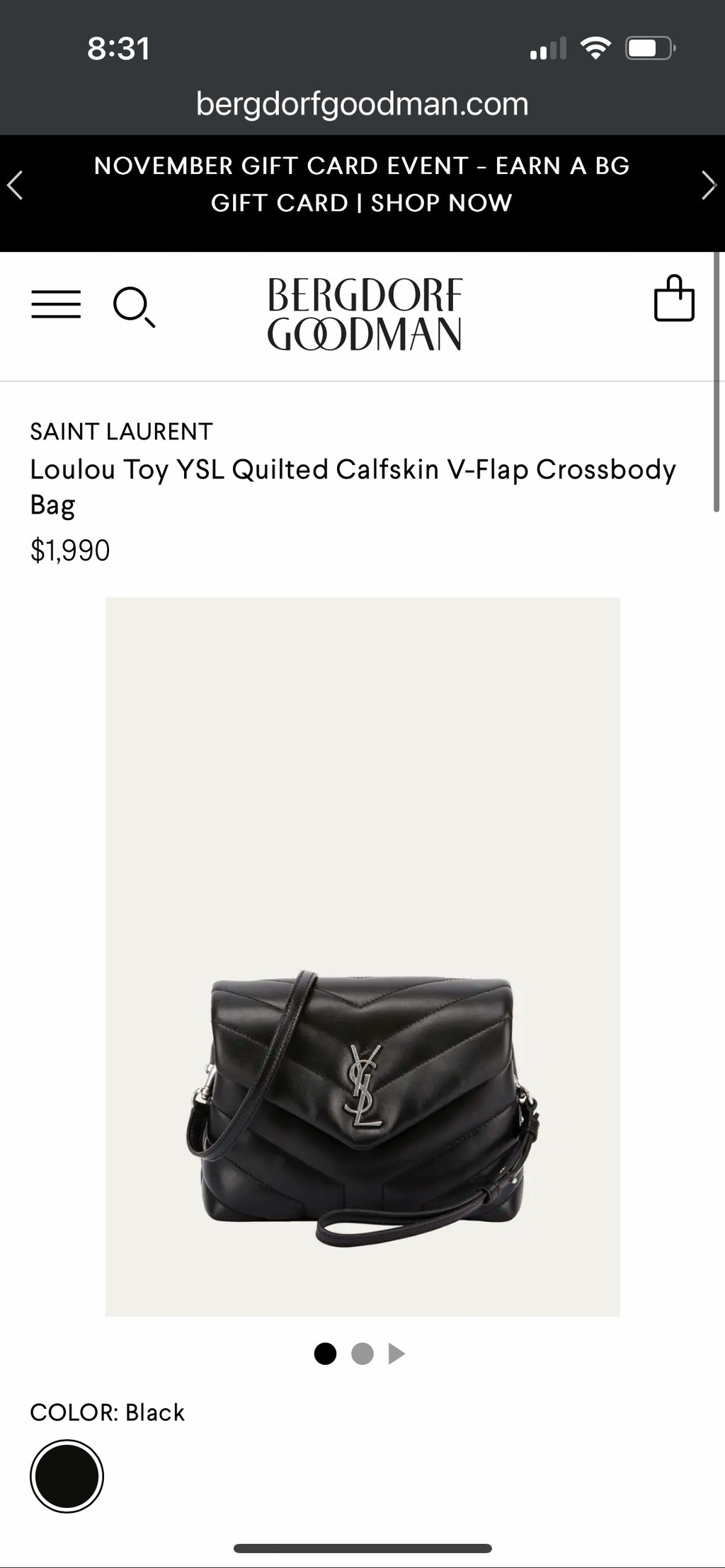 Saint Laurent Monogram Lou Lou Toy Bag