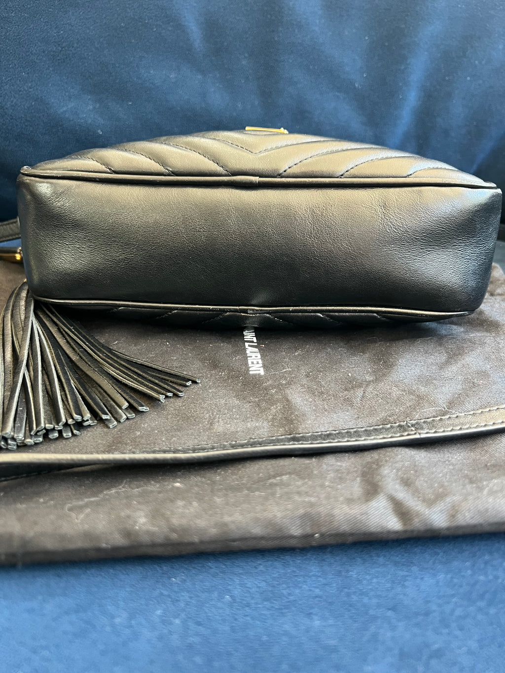 Saint Laurent Lou Medium YSL Quilted Camera Bag
