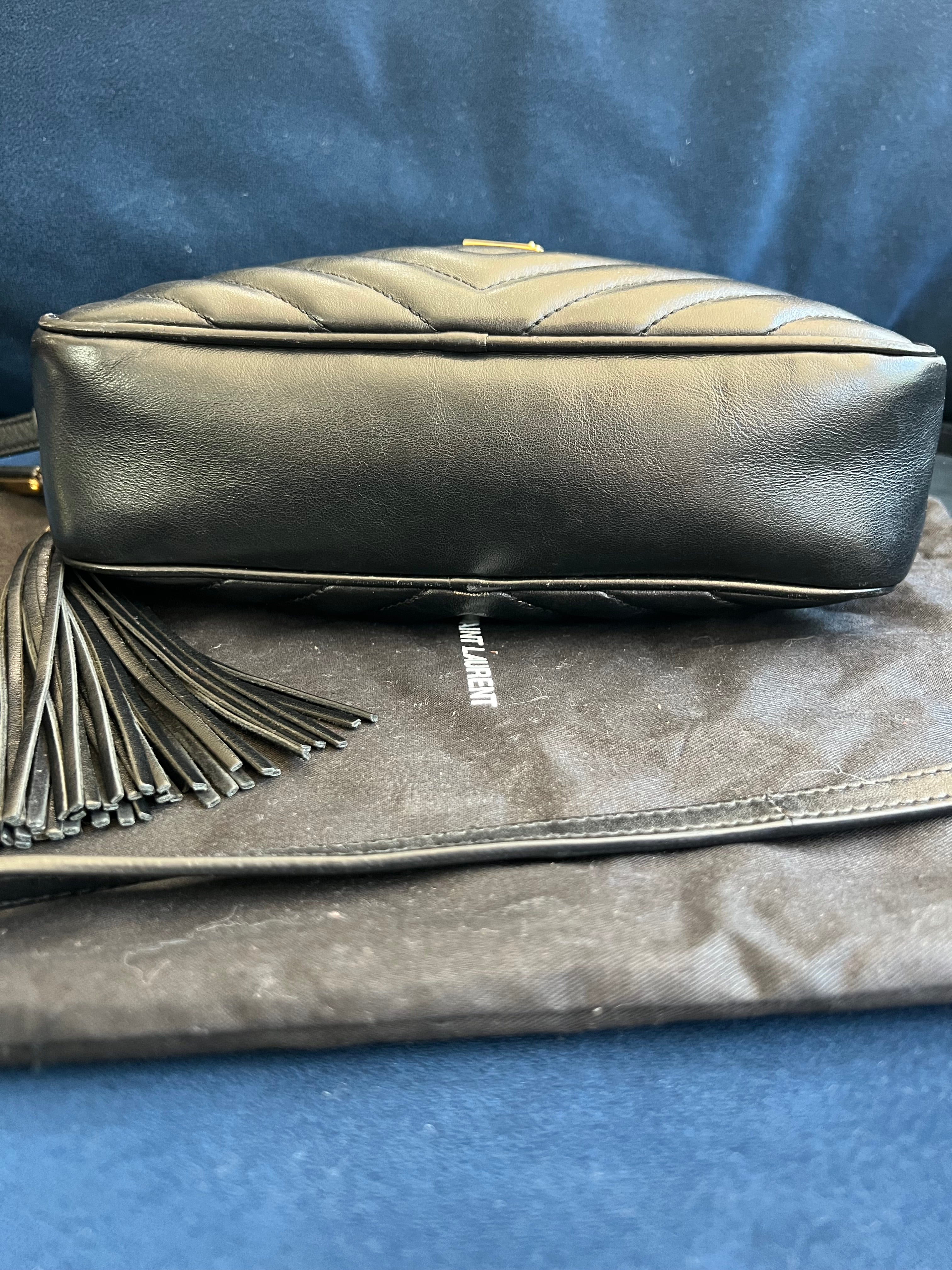 Saint Laurent Lou Medium YSL Quilted Camera Bag