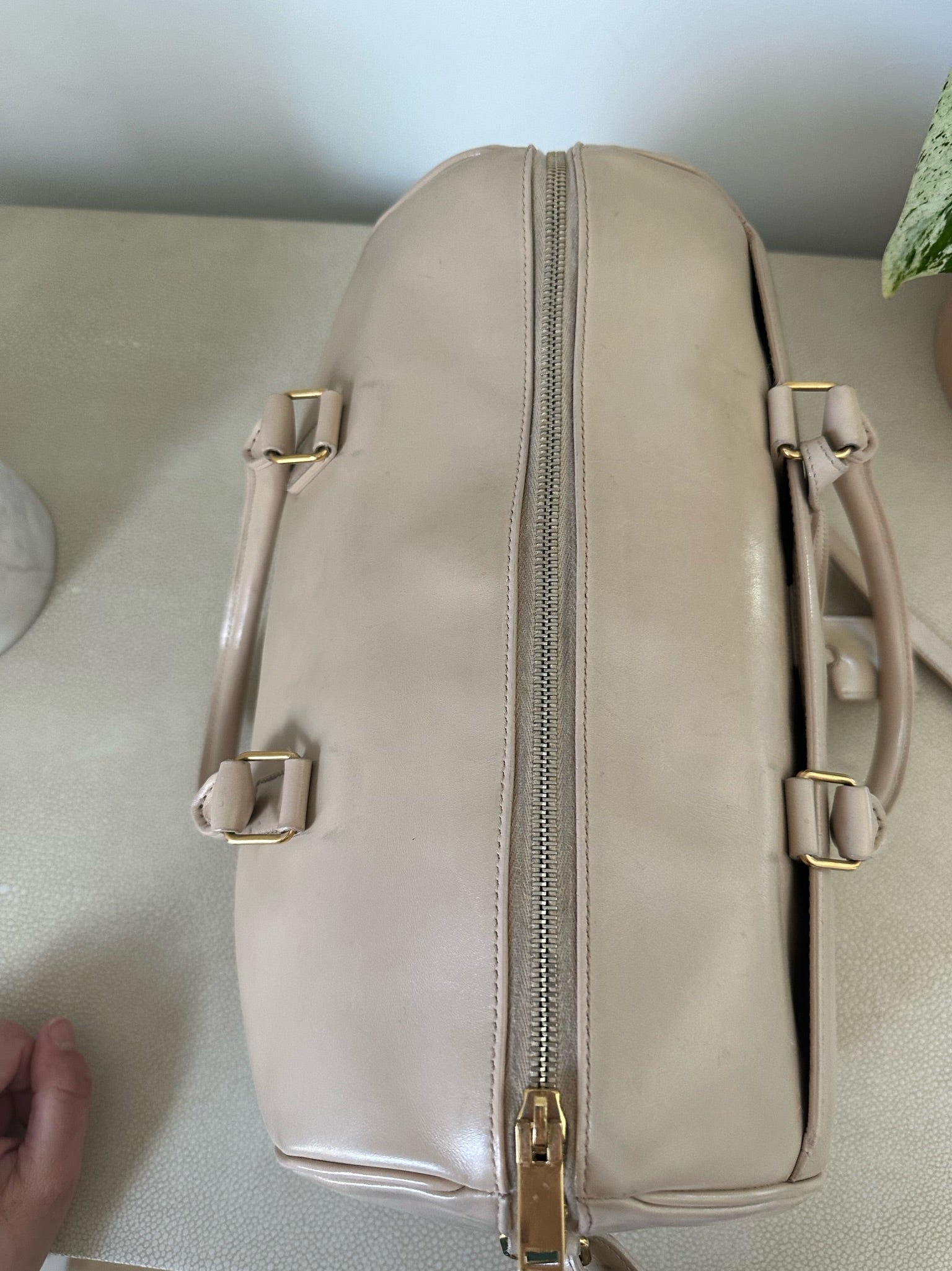 YSL duffle bowling bag