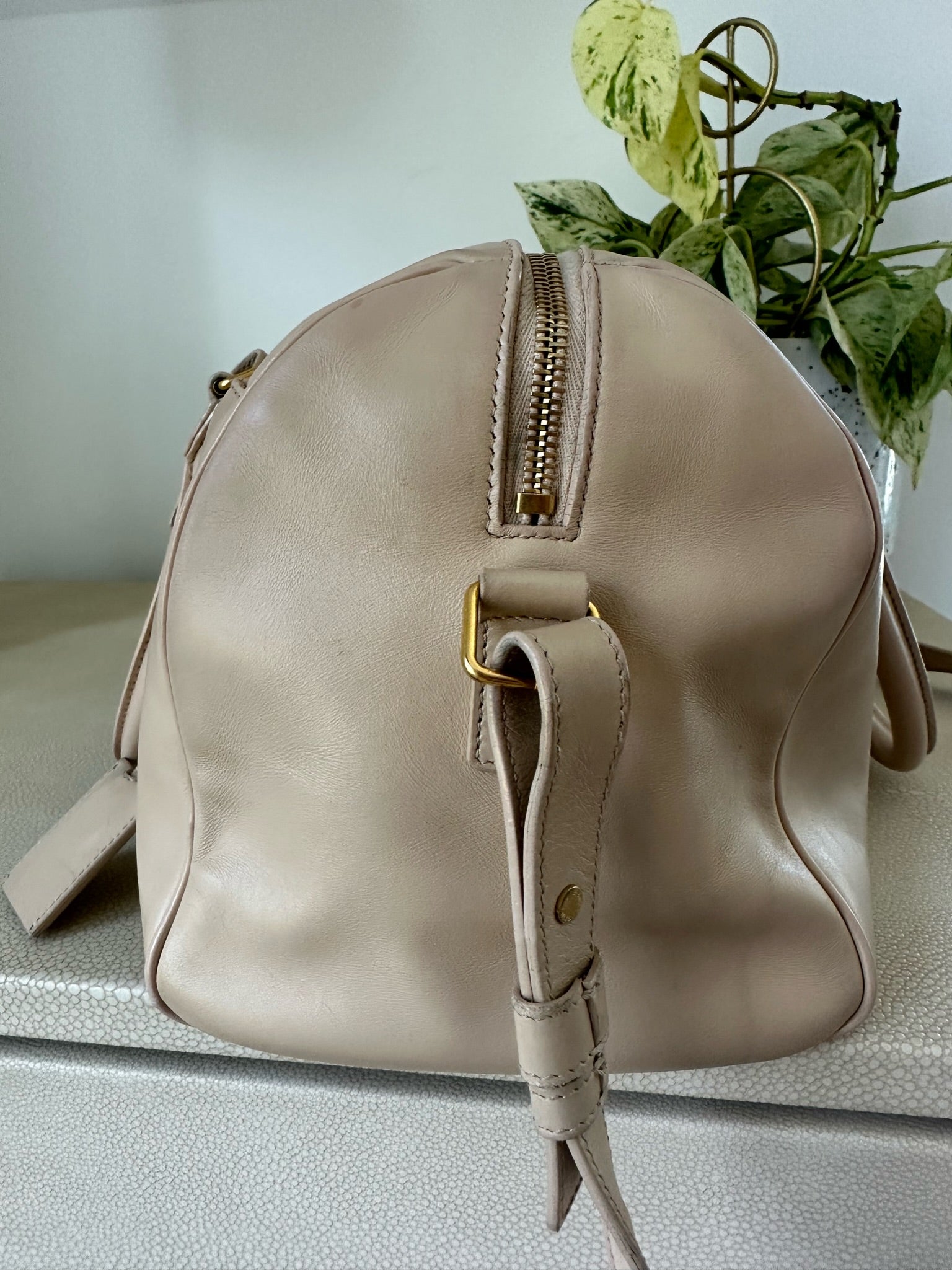 YSL duffle bowling bag