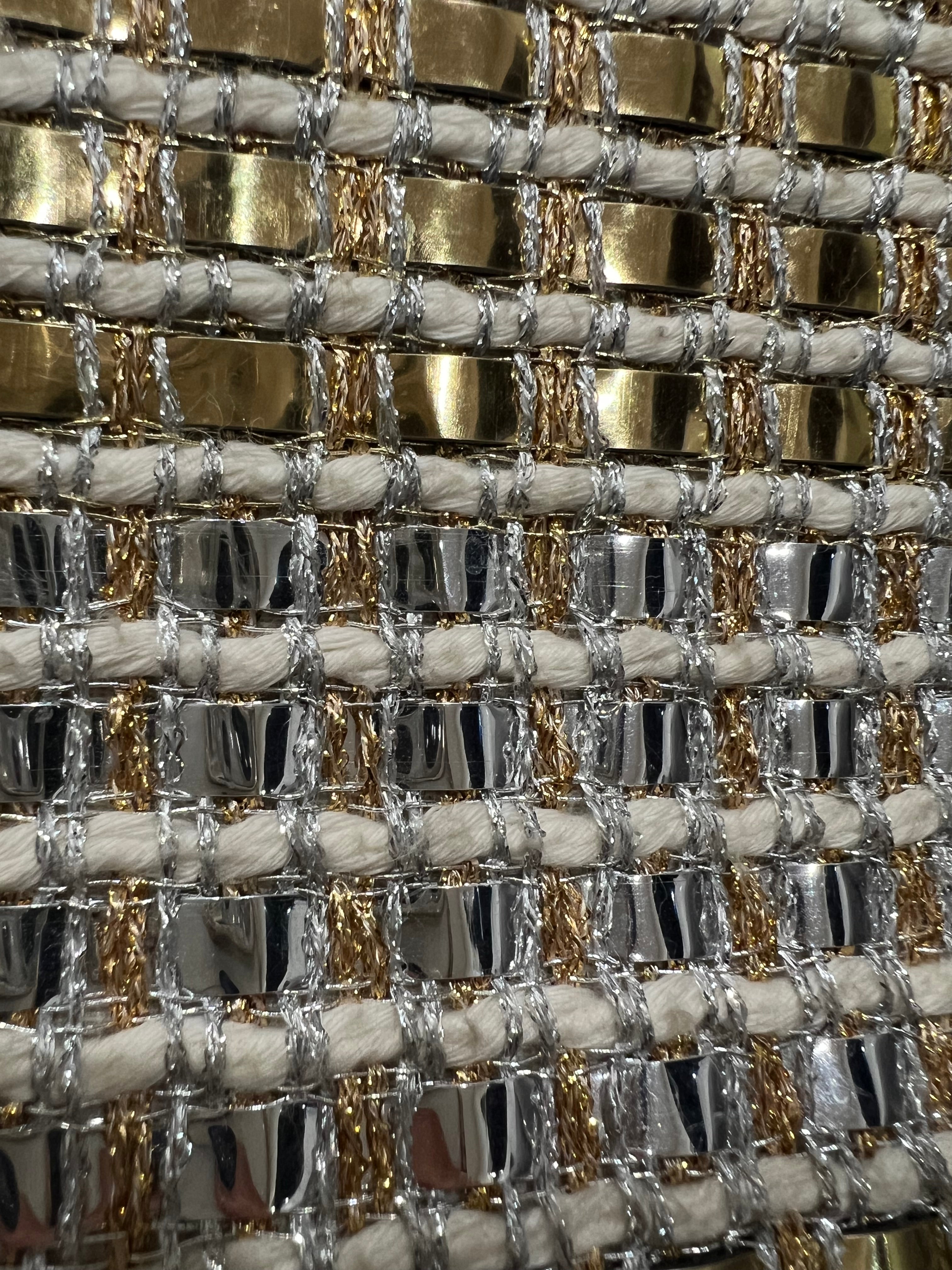 Lady Dior bag in rare metallic tweed