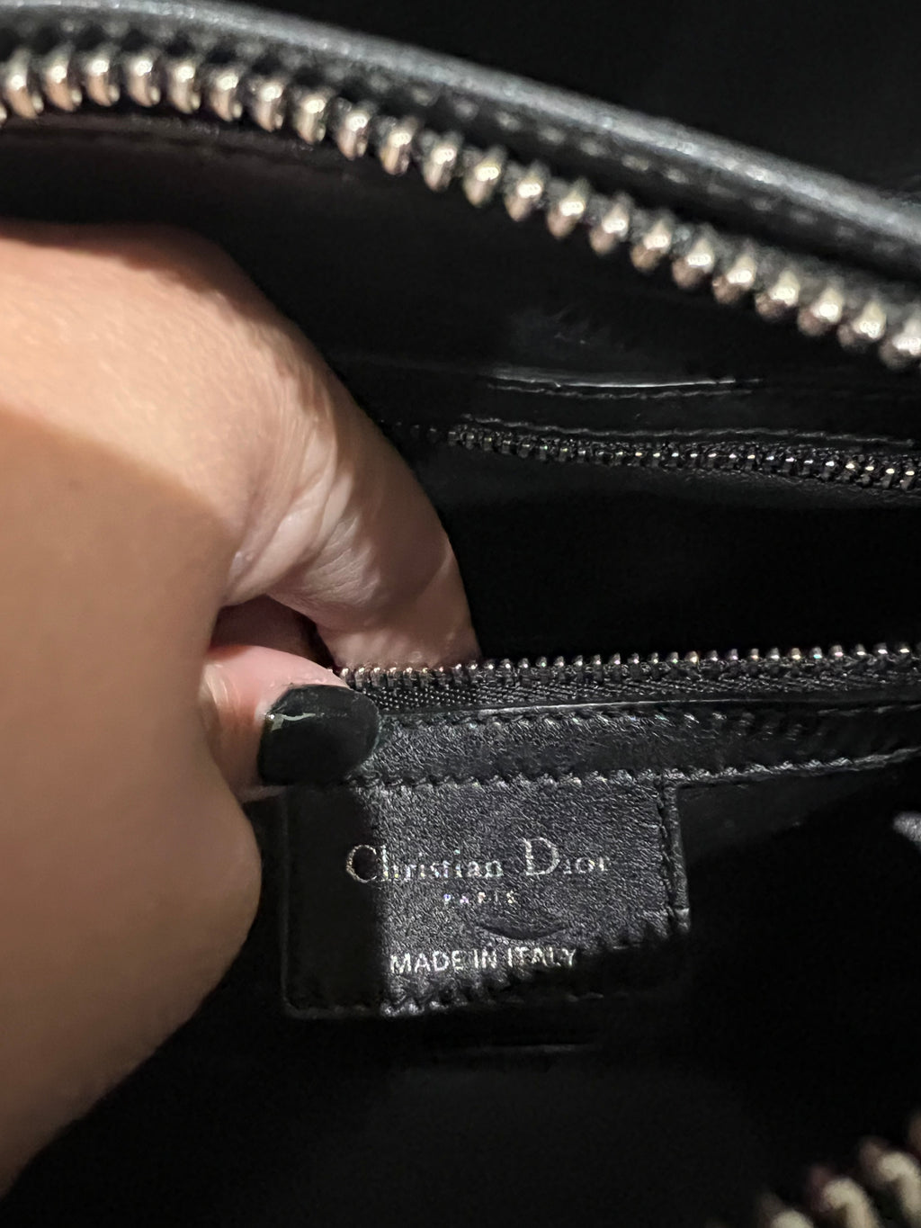 Lady Dior bag in rare metallic tweed