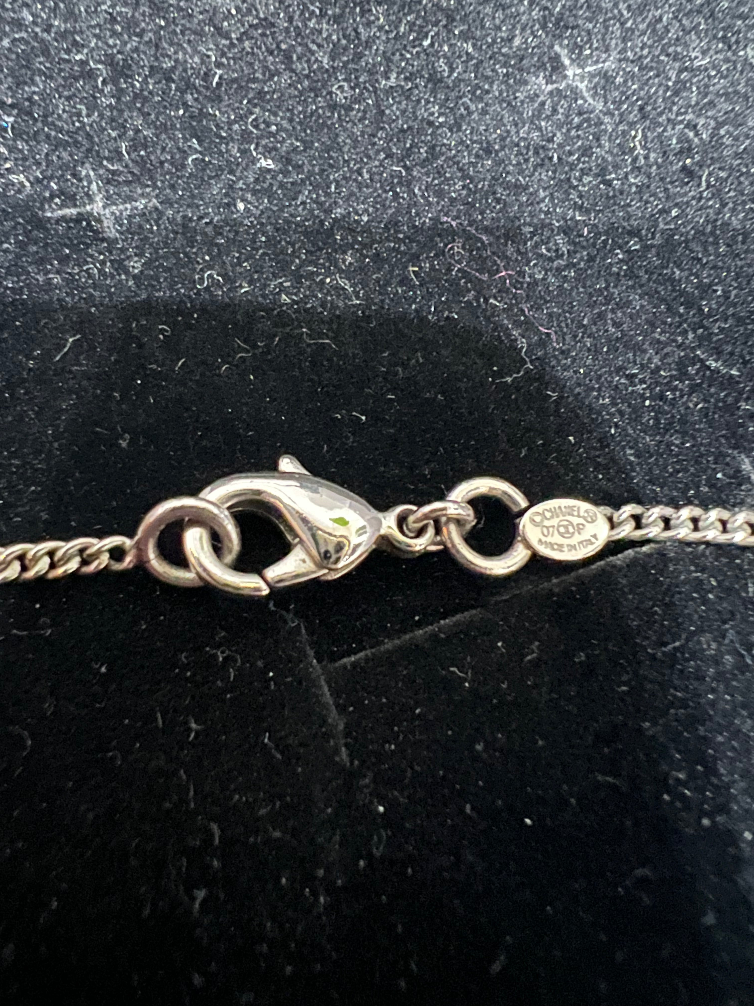 Rare Chanel Tri Camellia Necklace