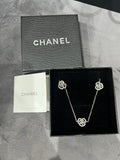 Rare Chanel Tri Camellia Necklace