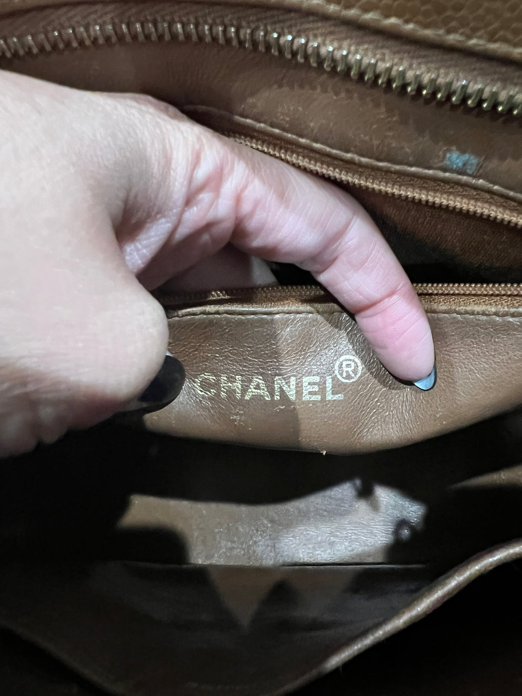 Chanel Caviar Quilted Medallion Tote Bag