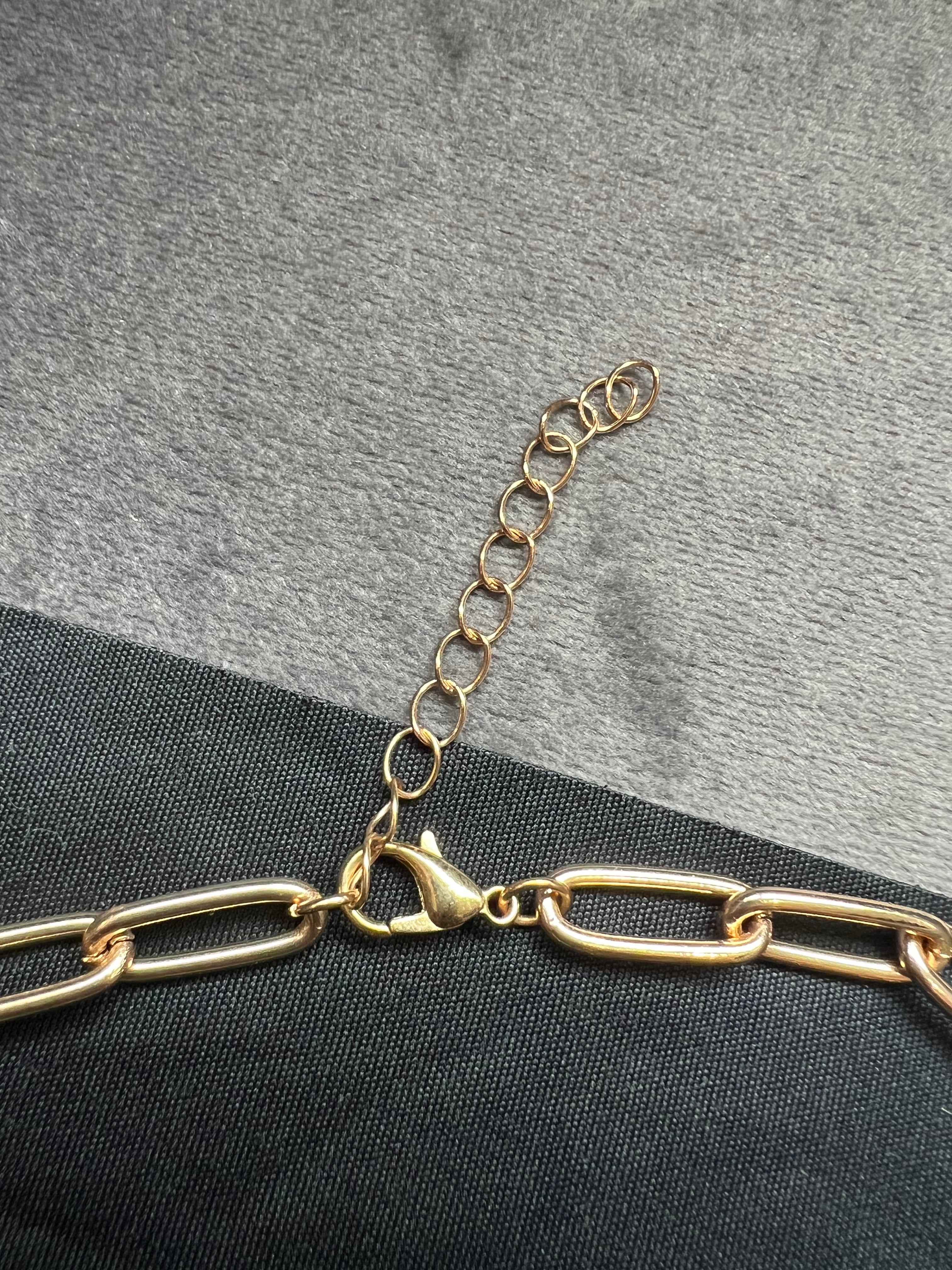 Chanel CC charm necklace - gold chain