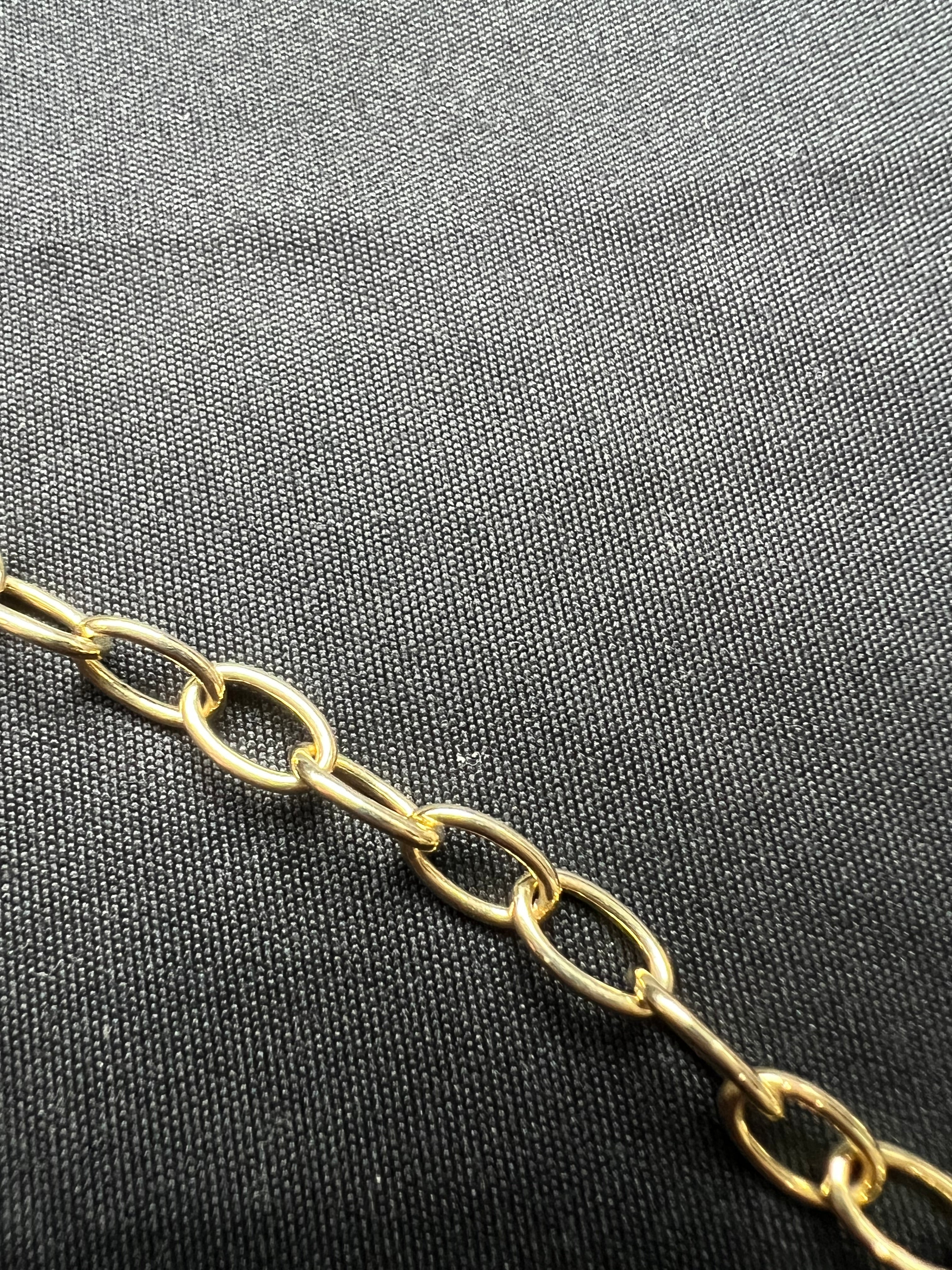 Upcycled Chanel CC charm necklace - Toggle with pearl