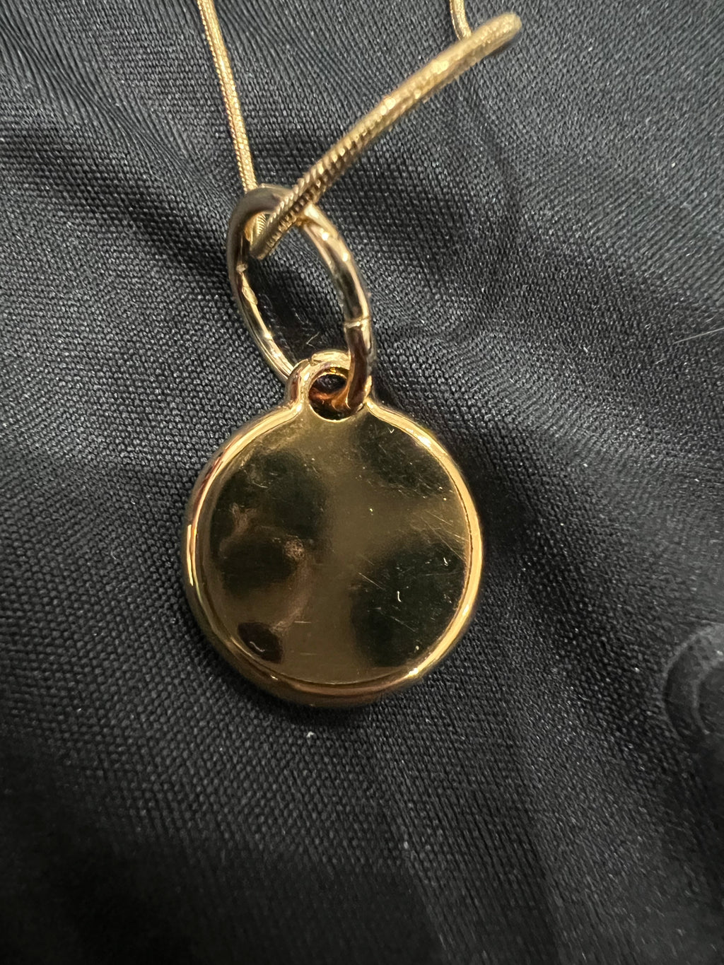 Chanel CC charm necklace