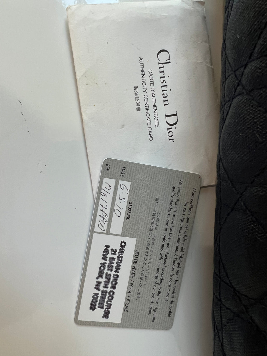Lady Dior Cannage Panarea Tote
