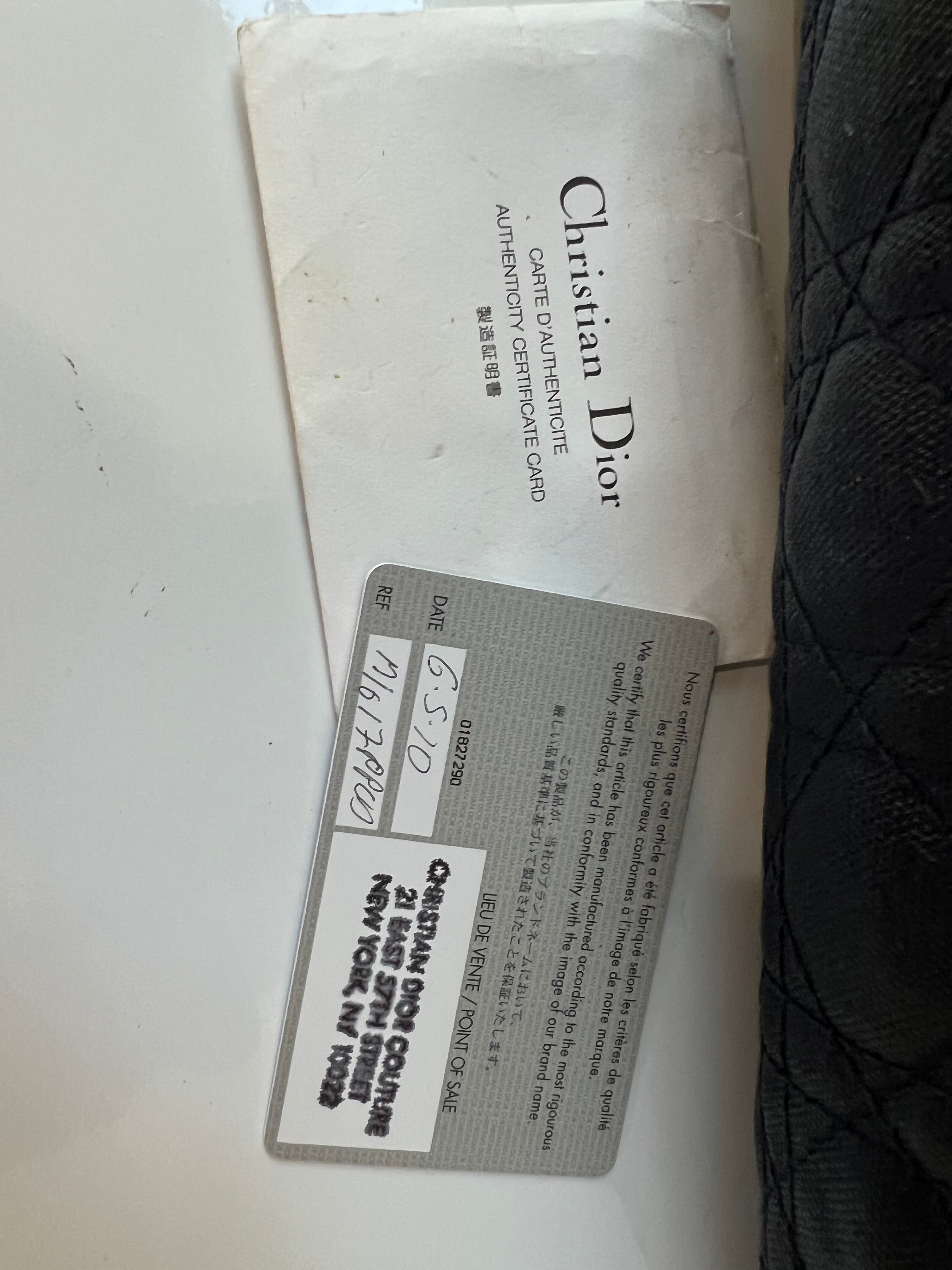 Lady Dior Cannage Panarea Tote