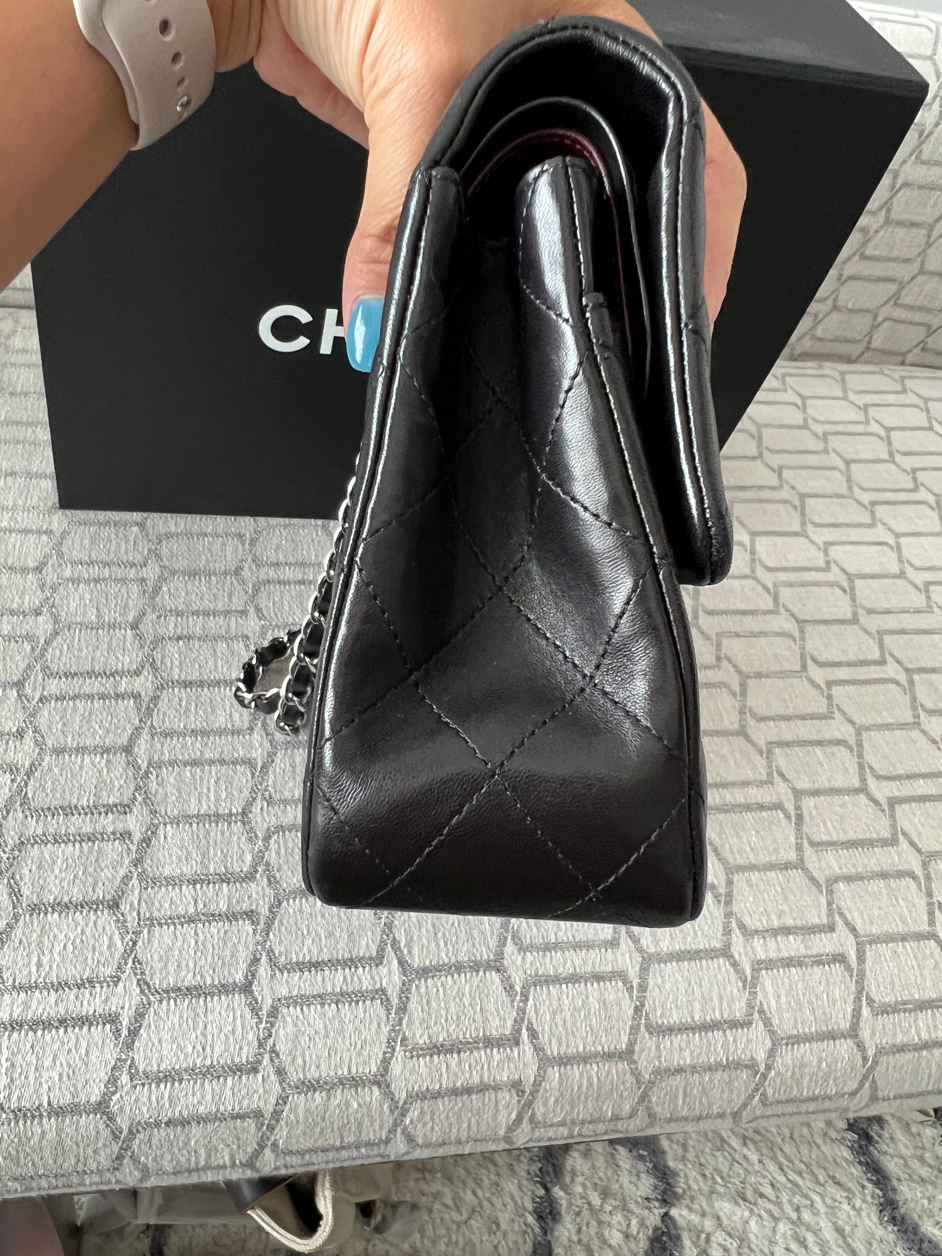 Chanel double flap black
