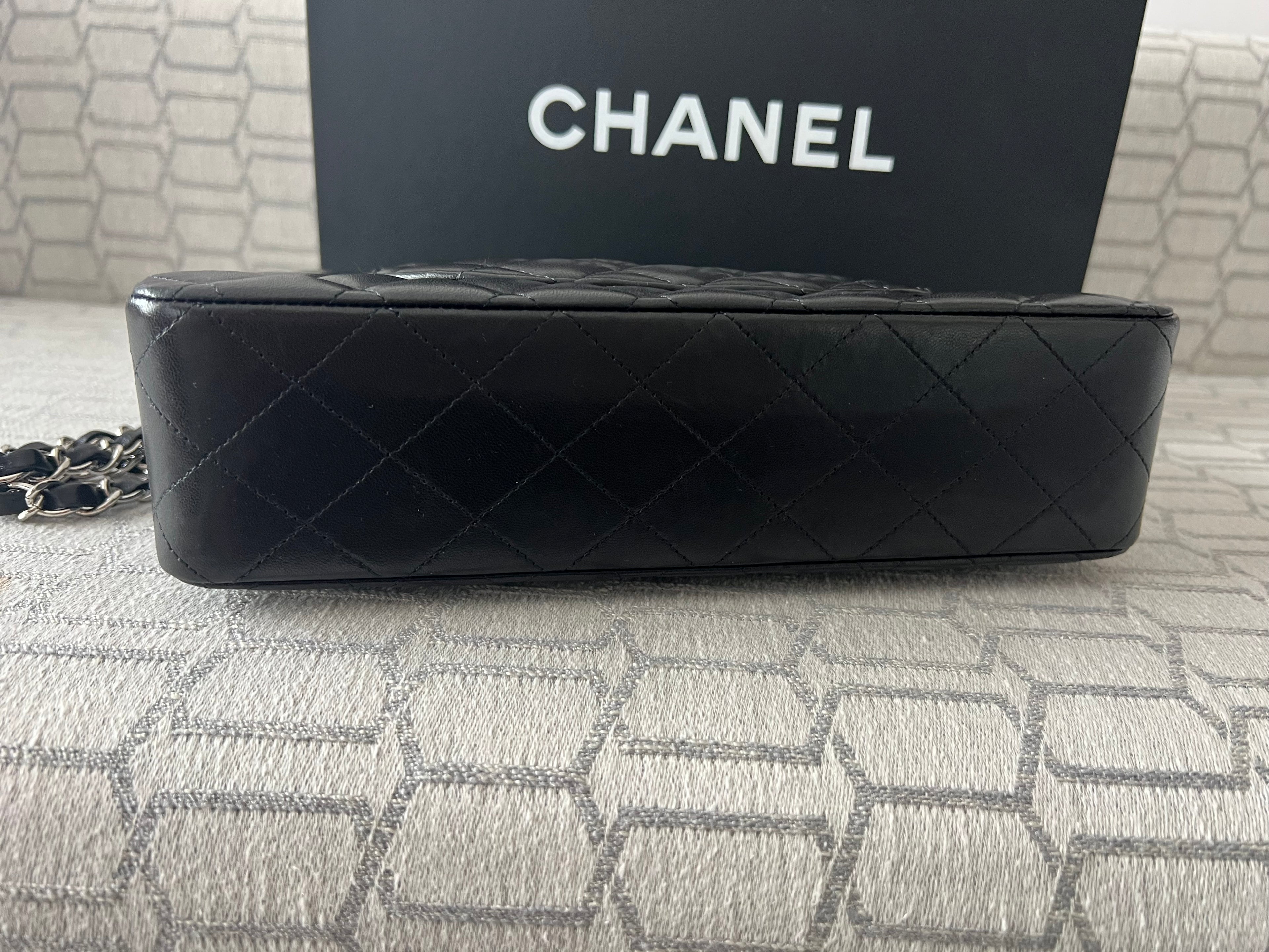 Chanel double flap black