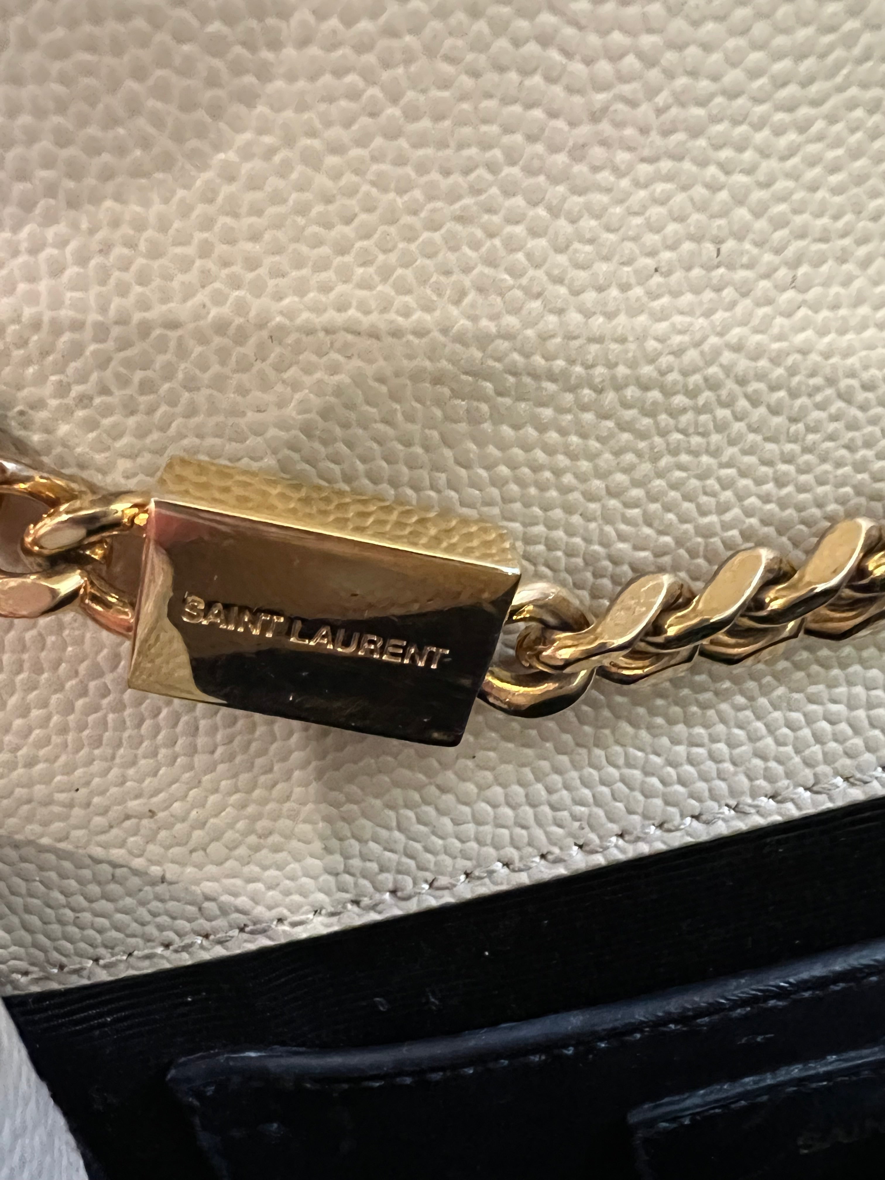 YSL beige Kate bag in small