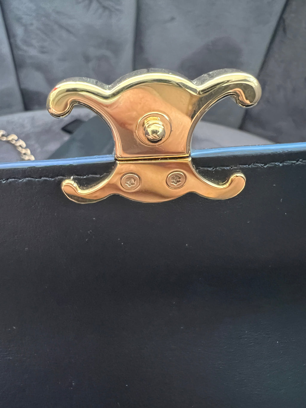 Celine Triomphe wallet on chain
