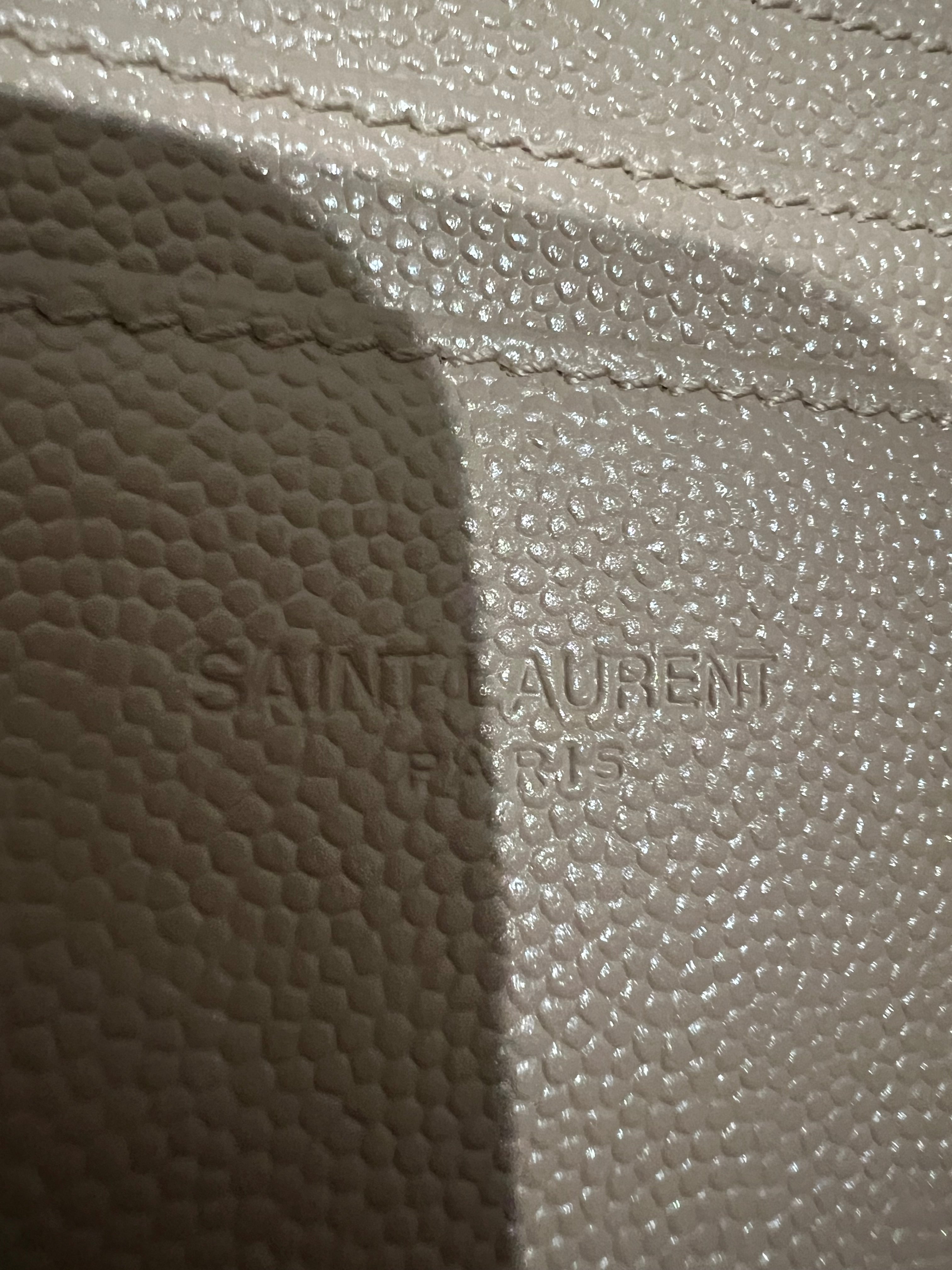 Beige Yves Saint Laurent wristlet / crossbody