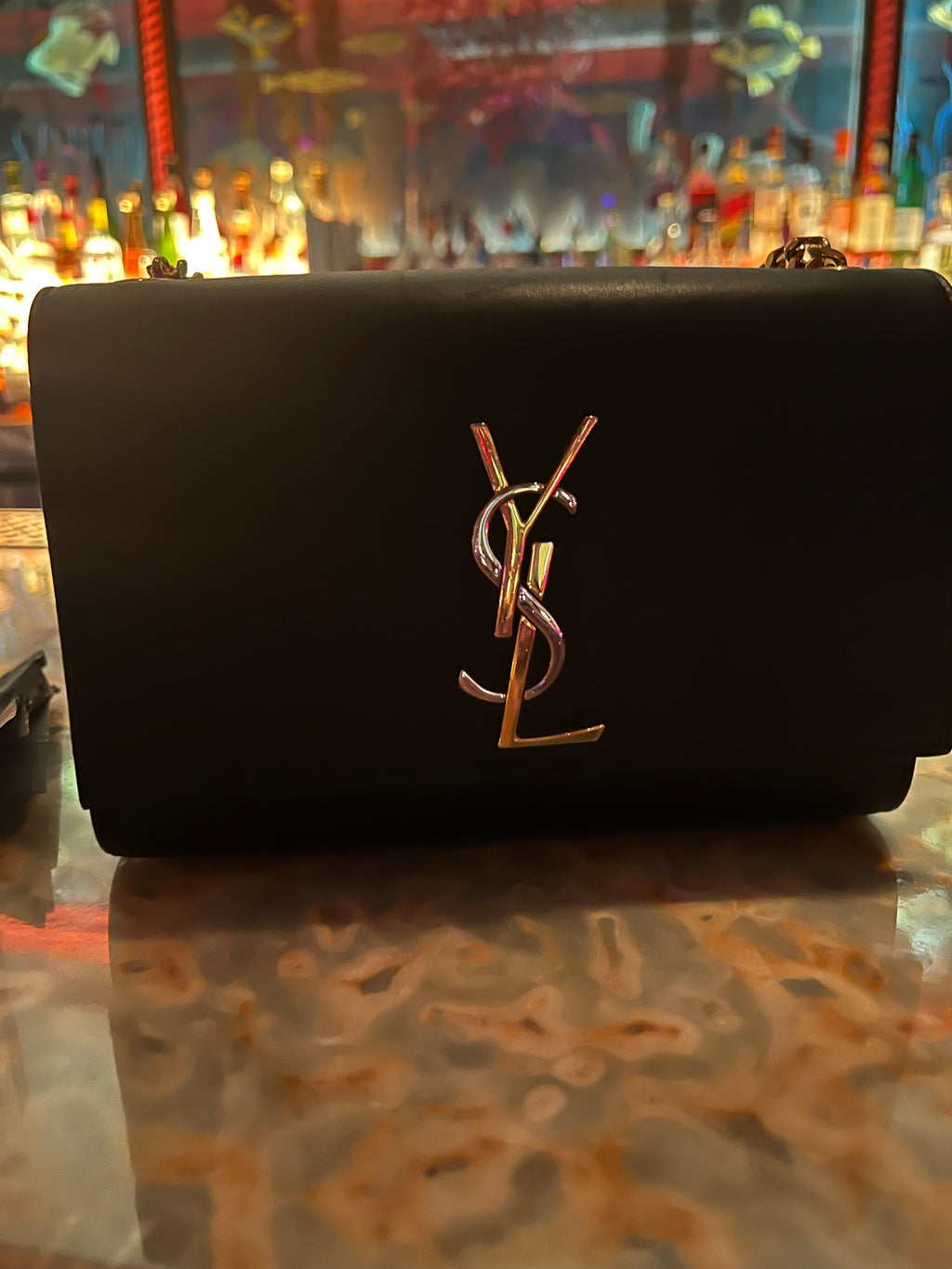 YSL Kate bag tricolor monogram